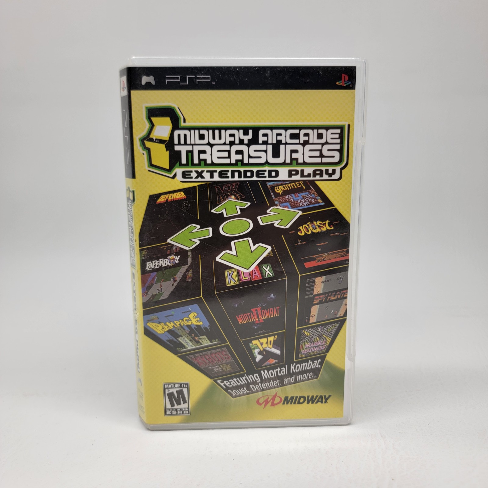Midway Arcade Treasures Extended Play (Sony PSP, 2005) – Complete w/ Manual