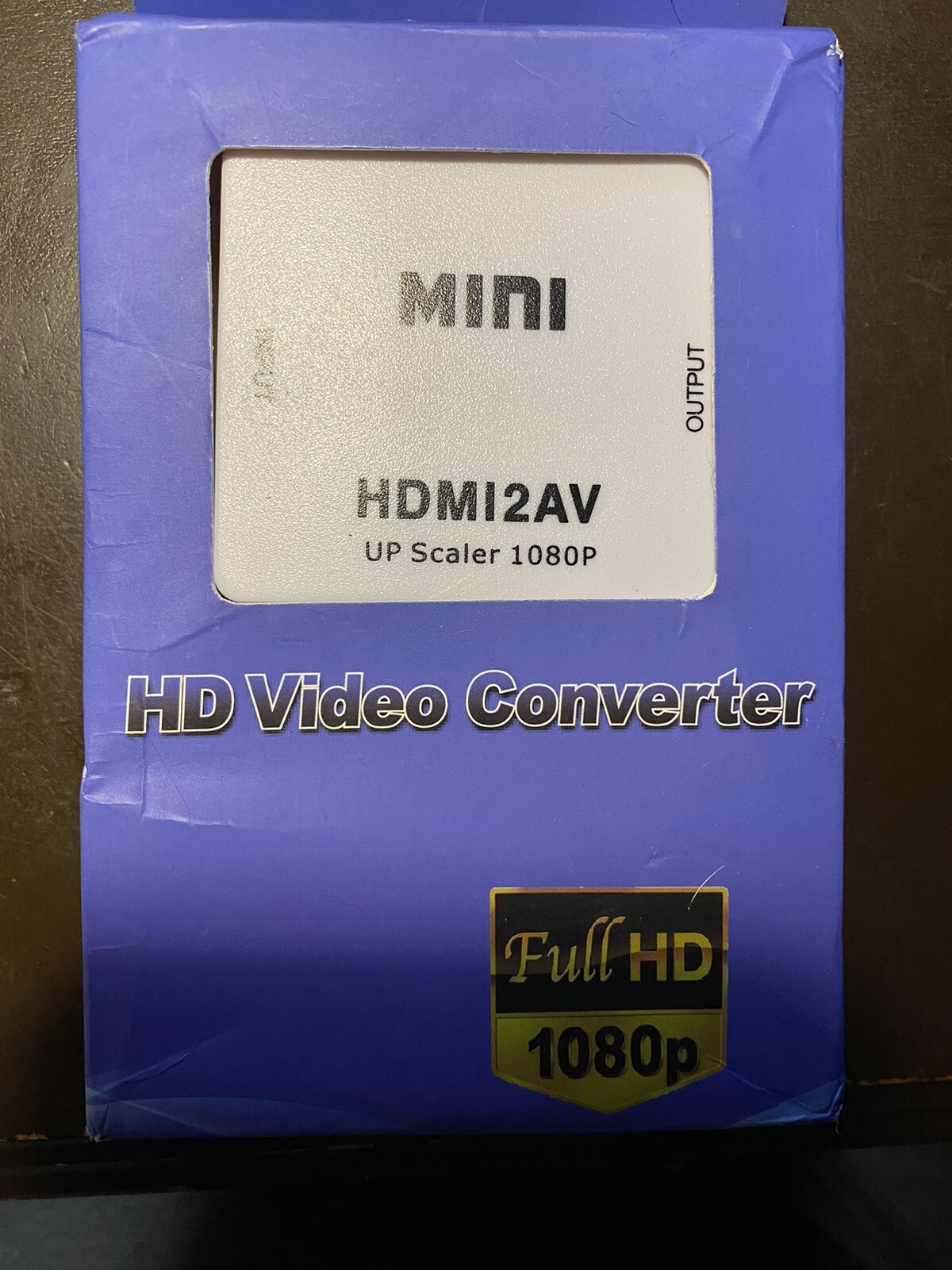HD Video Converter RGB, RCA vers HDMI pour Console Retro, Camescope, Magnetosco