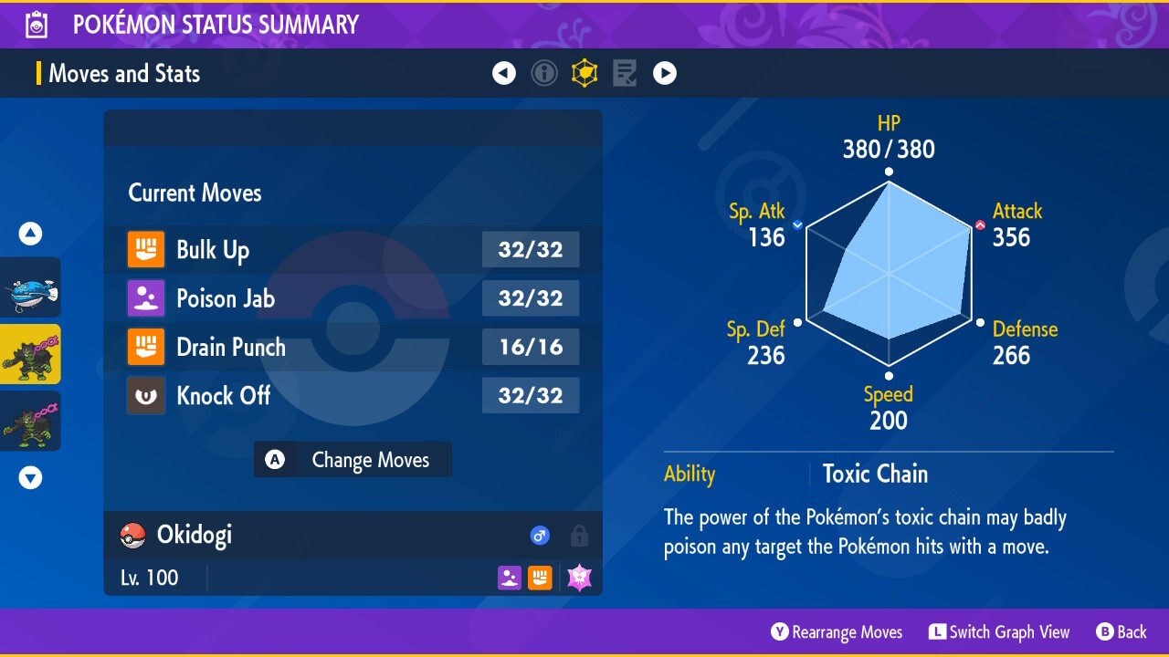 🌟Okidogi Best Stats Pokemon Scarlet and Violet Home🌟