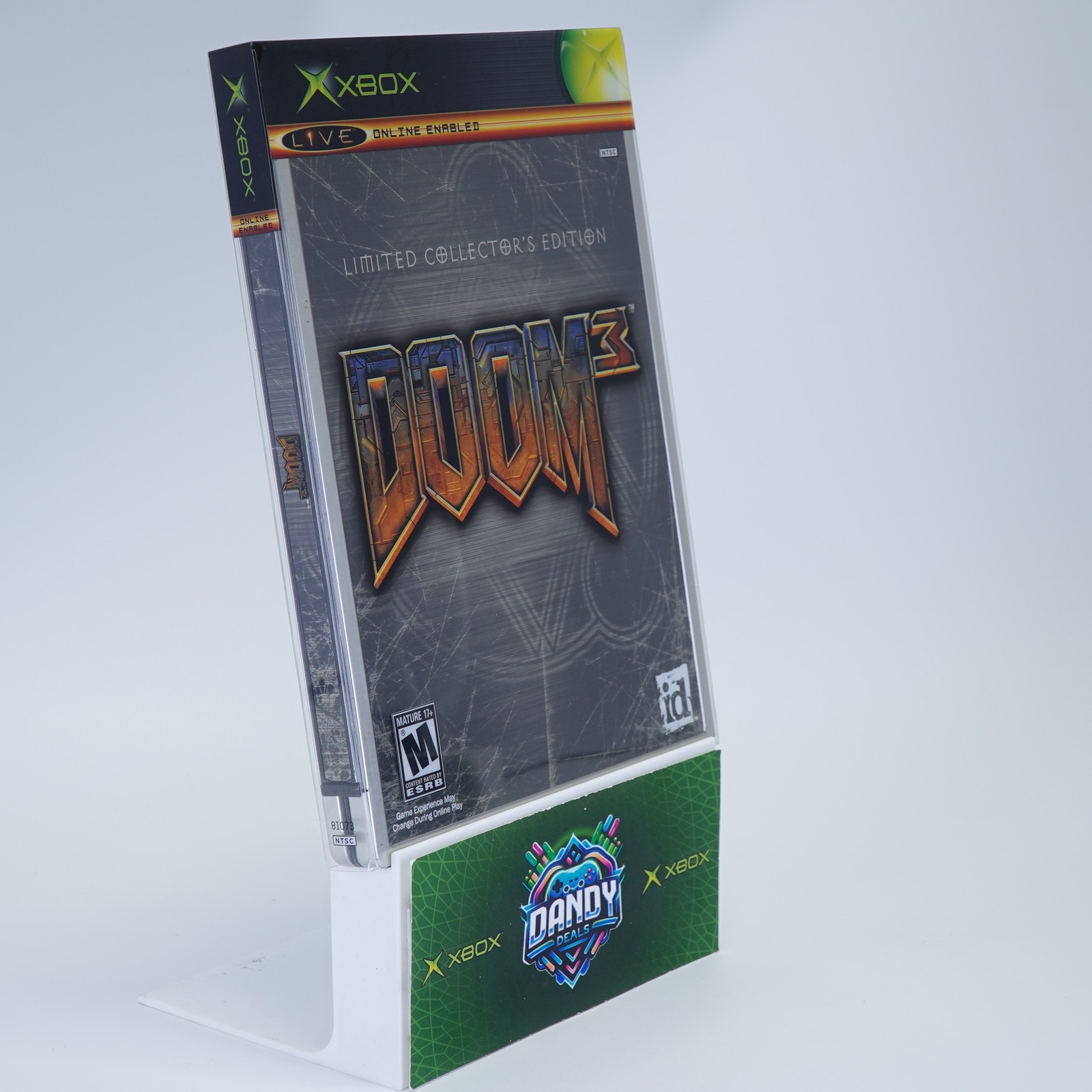 Doom 3 Limited Collector’s Edition CIB W/ Slipcover + Manual – Xbox