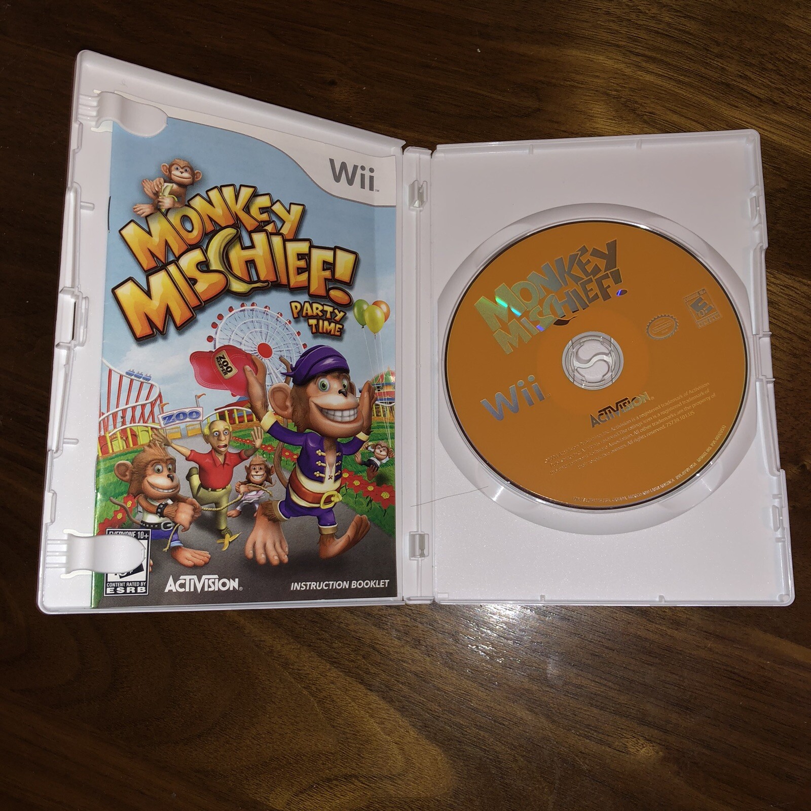 Monkey Mischief Party Time (Nintendo Wii) Game Complete With Case And Manual
