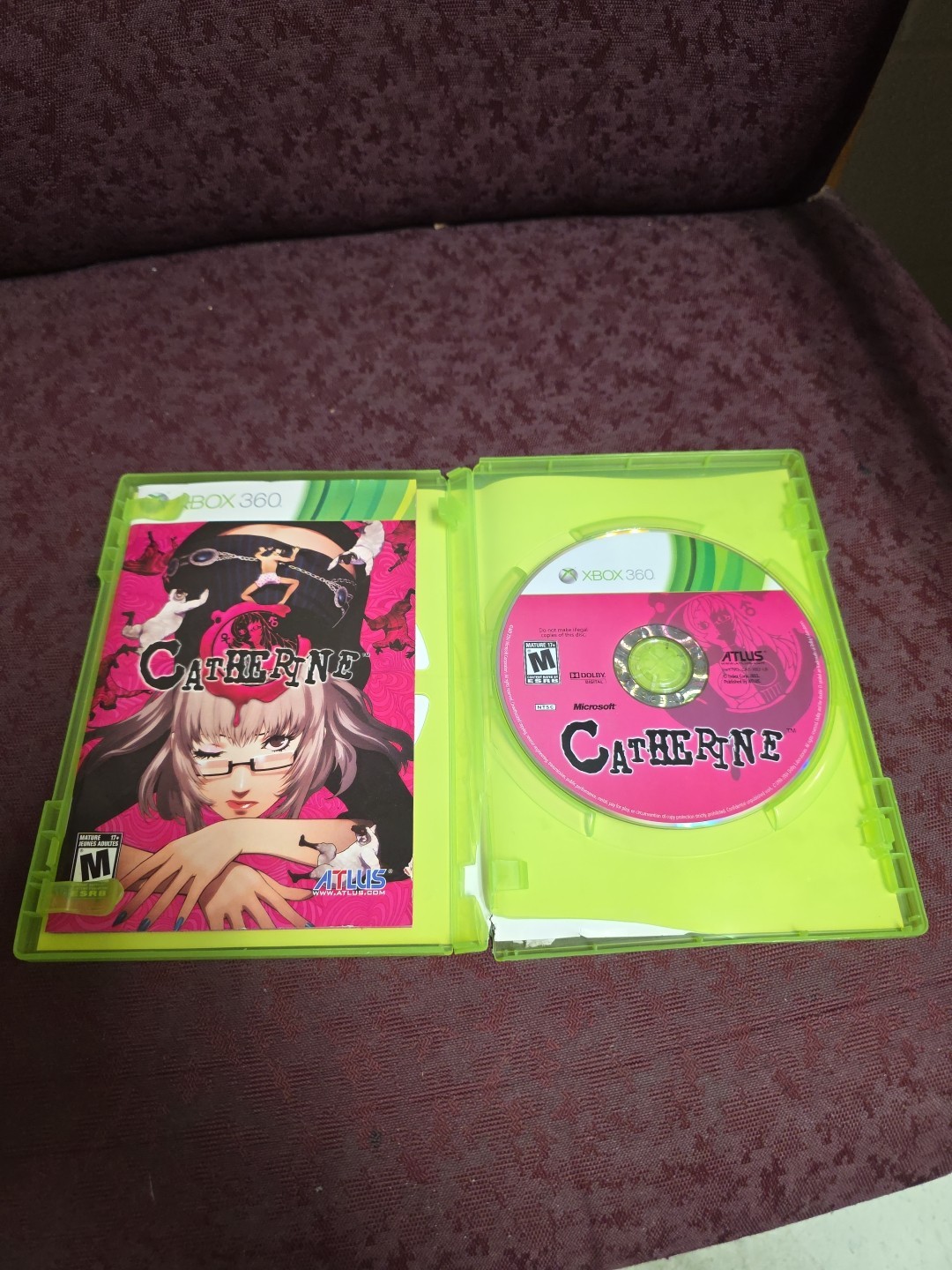 Catherine Microsoft Xbox 360, 2011 Atlus – CIB Will Replace Case Before Shipping