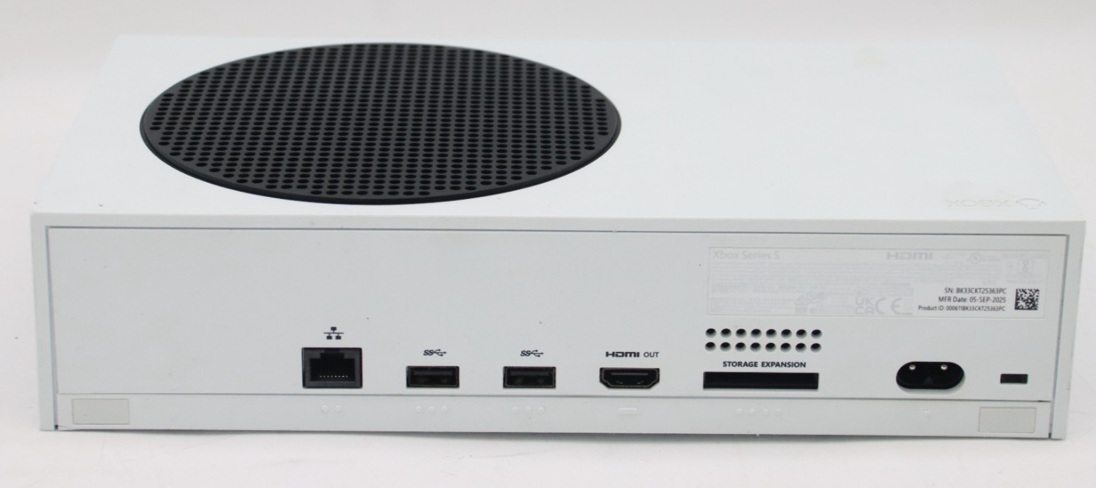 Microsoft Xbox Series S 512GB White Video Game Console – 1883