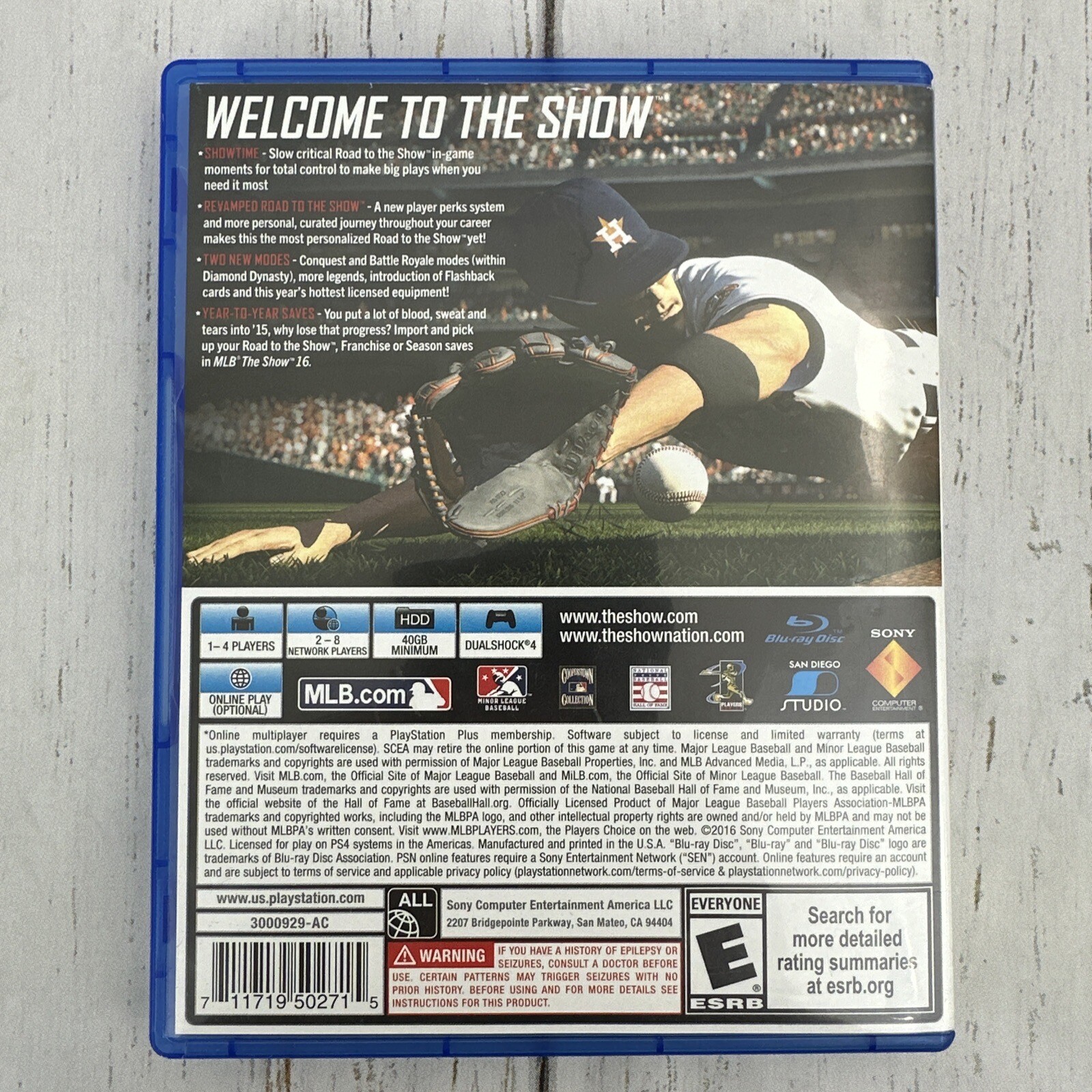 MLB: The Show 16 Sony PlayStation 4 PS4 2016