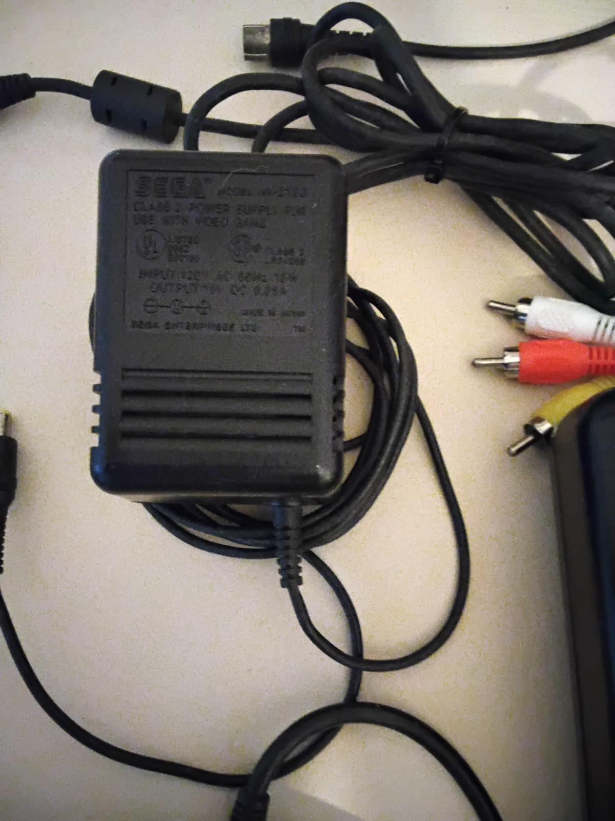 Sega Genesis Model 2 MK-1631 Console 2 OEM 6 Button Controllers Power Supply +