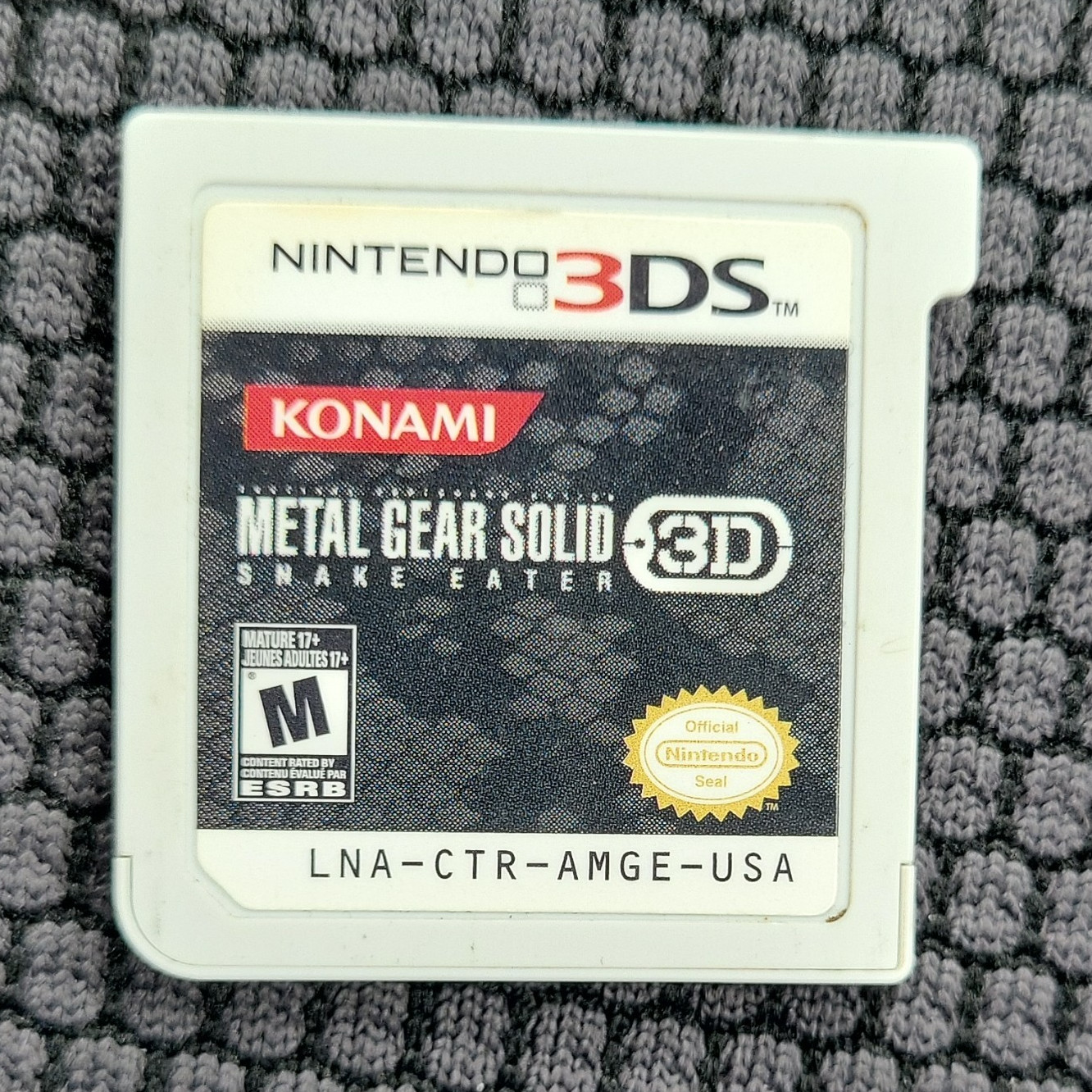 Konami Metal Gear Solid: Snake Eater 3D Nintendo 3DS Cartridge Only M NTSC
