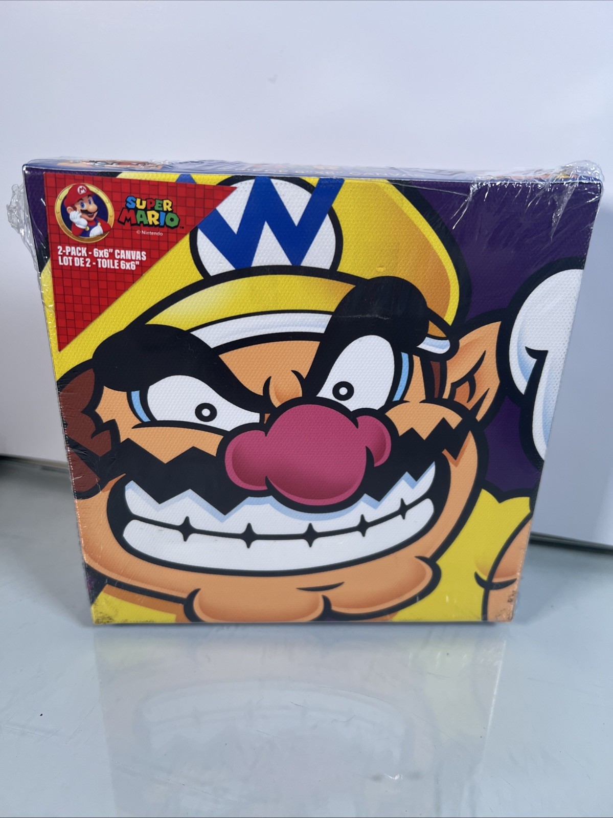 Wario and Bowser 6 x 6 Canvas Pictures By Pyramid Official Nintendo
