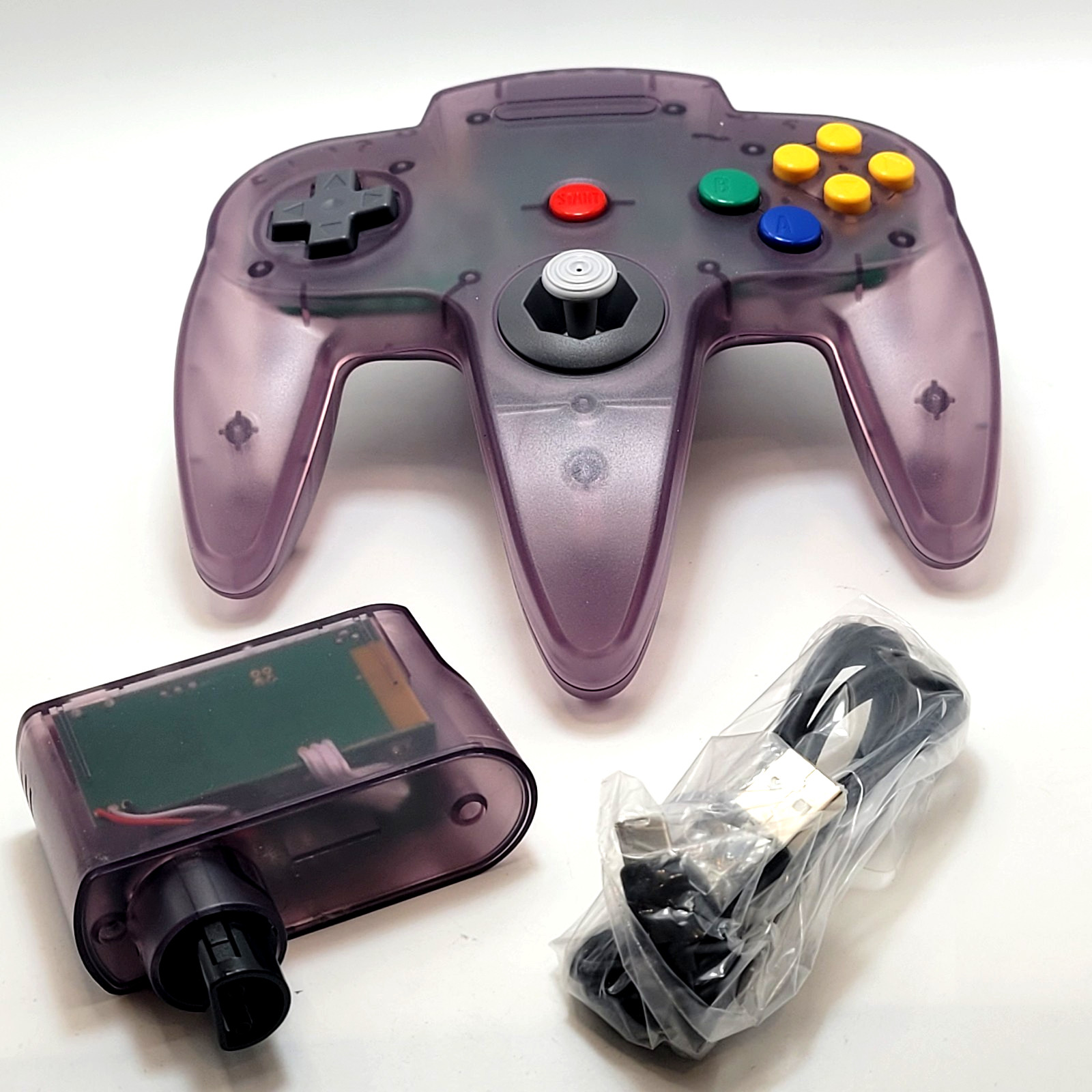 Nintendo 64 Wireless Controller 2.4 Ghz for N64 – TeknoGame® – Atomic Purple