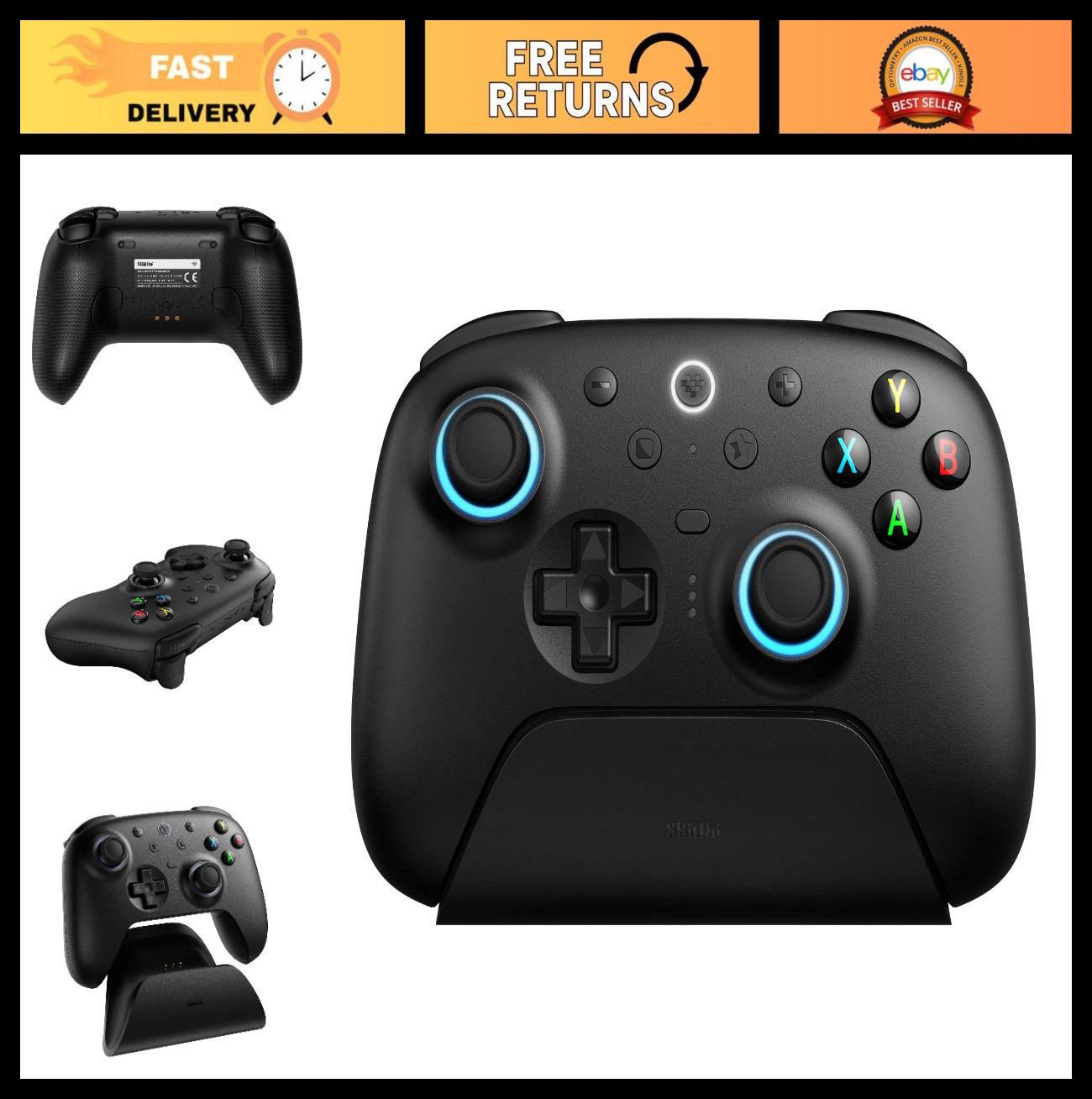 Ultimate Wireless Gaming Controller for PC, Apple, Steam & Android – TMR Joystic