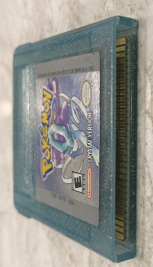 Pokemon: Crystal Version (Nintendo Game Boy Color, 2001) Authentic, Tested saves