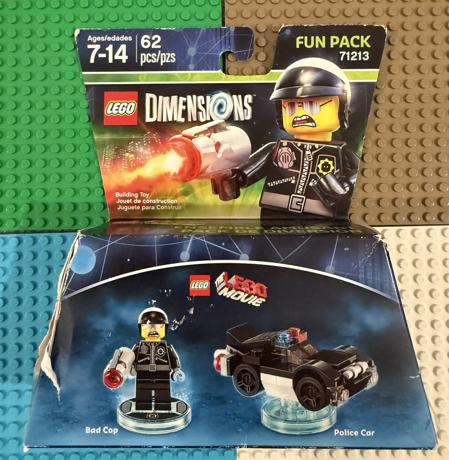 LEGO Dimensions Bad Cop & Police Car Fun Pack Lot Character Figure Pack #71213