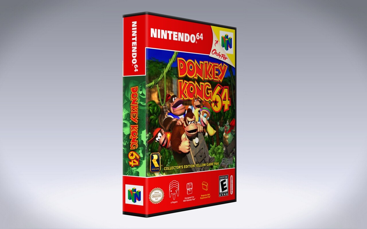 Donkey Kong 64 – Nintendo 64 N64 Custom Case *NO GAME*