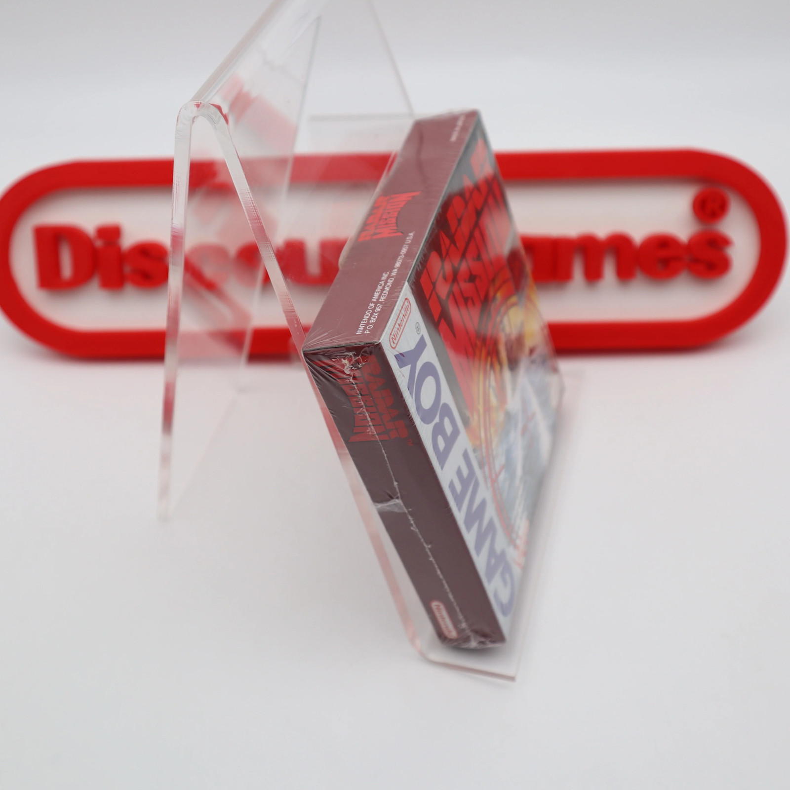 Game Boy Original RADAR MISSION – NEW & Factory Sealed with Authentic H-Seam!