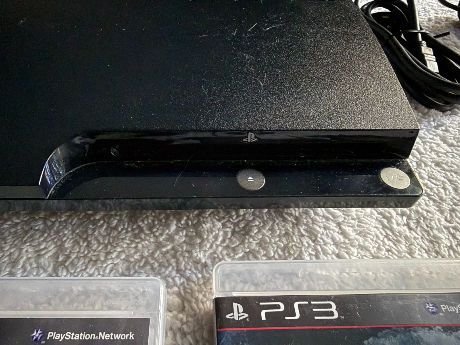 Sony PlayStation 3 Slim PS3 120GB Console Bundle 12 Games Mature Titles Works!