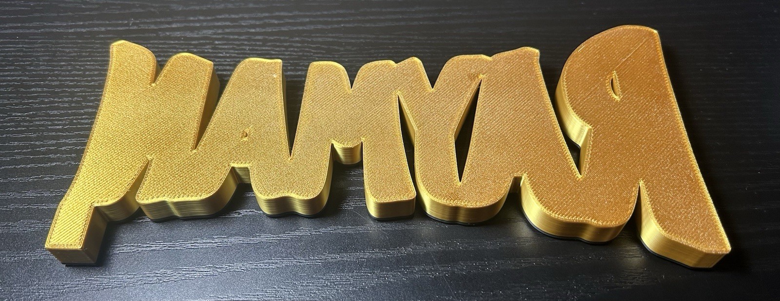 Rayman 3D Printed Video Game Logo Sign (8”*, PLA)