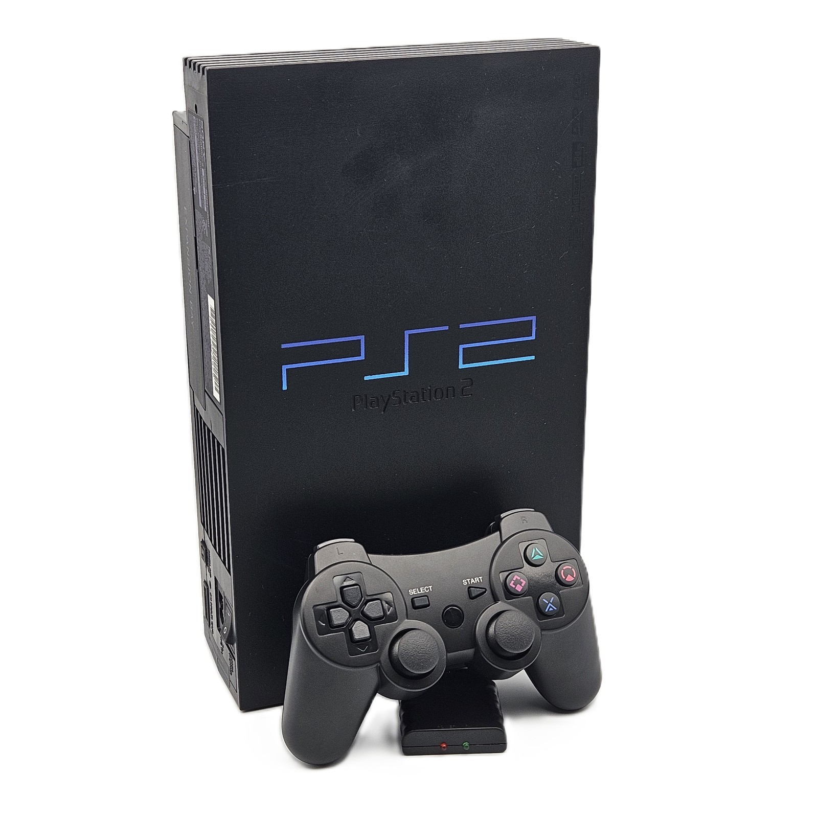 Sony PlayStation 2 PS2 (Fat) Game Console + Wireless Controller + Memory Card