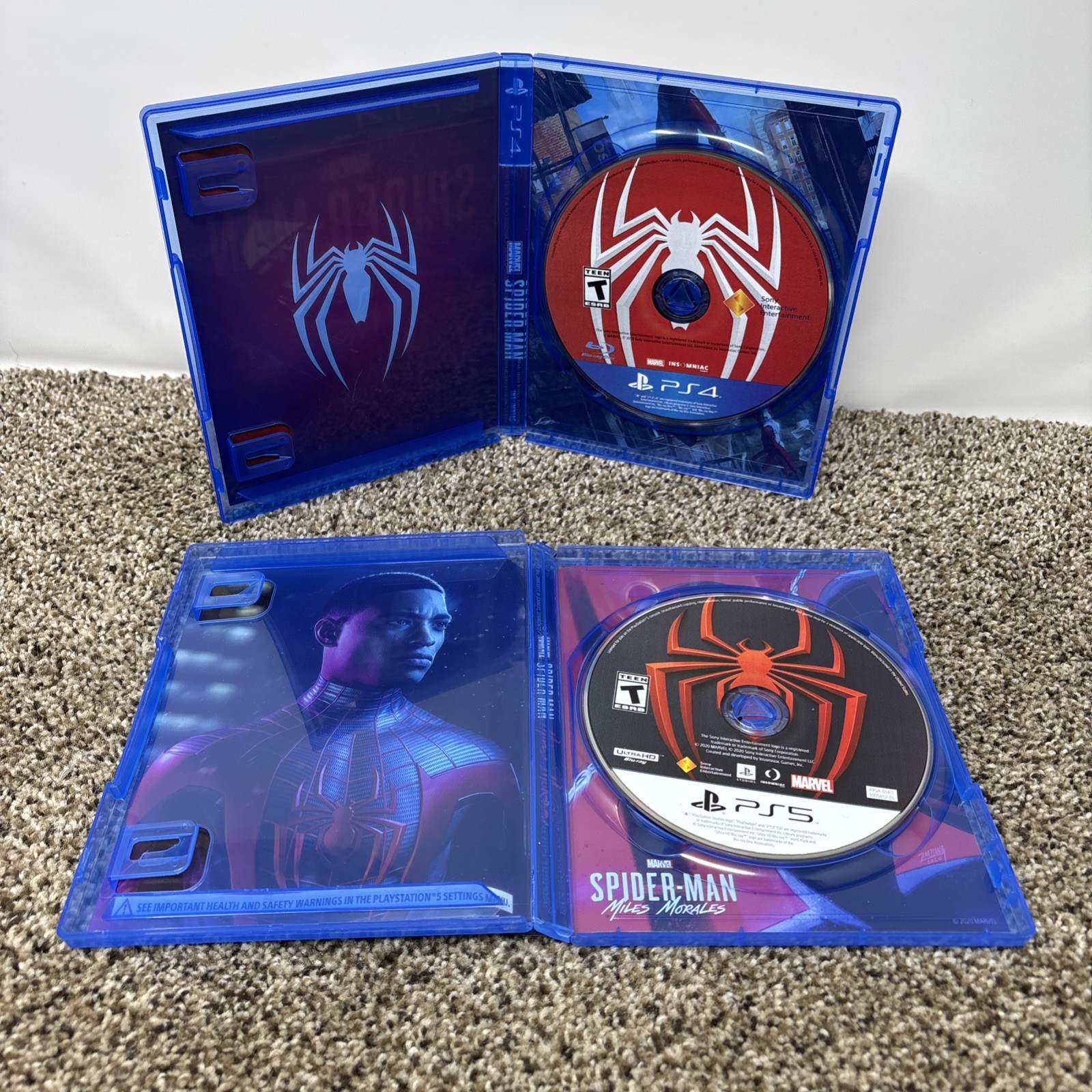 Spider-Man 1 2 Miles Morales Ps5 Game Lot Tested