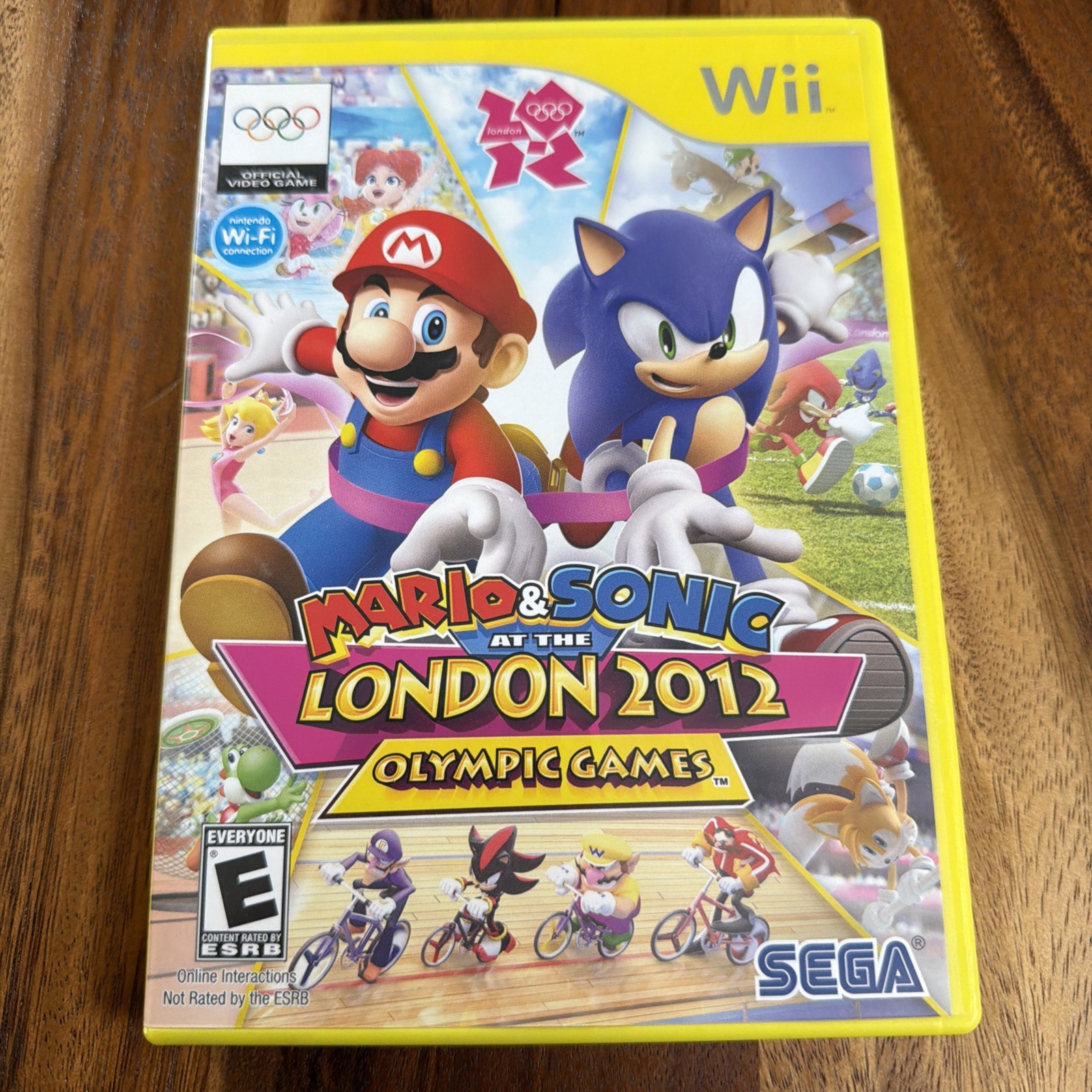 Mario & Sonic London 2012 Olympic Games Wii Complete CIB