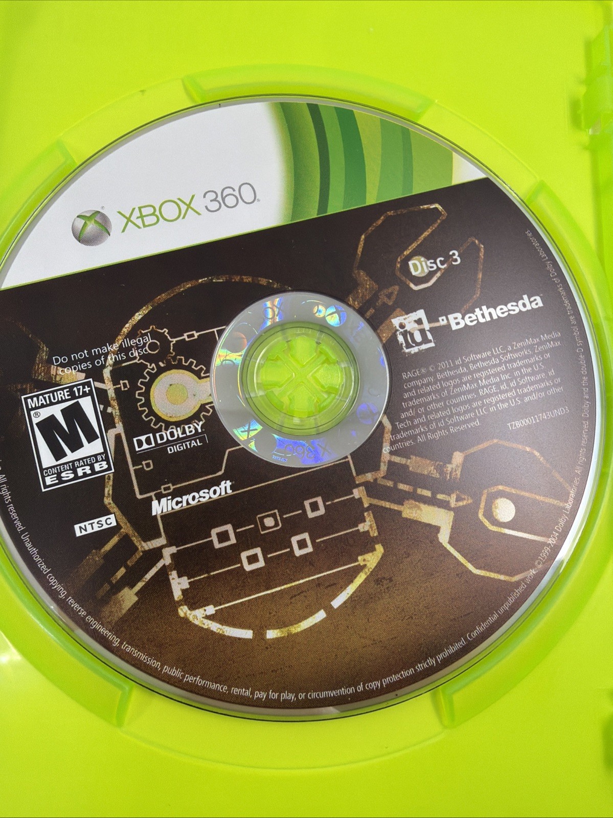Rage (Microsoft Xbox 360, 2011)