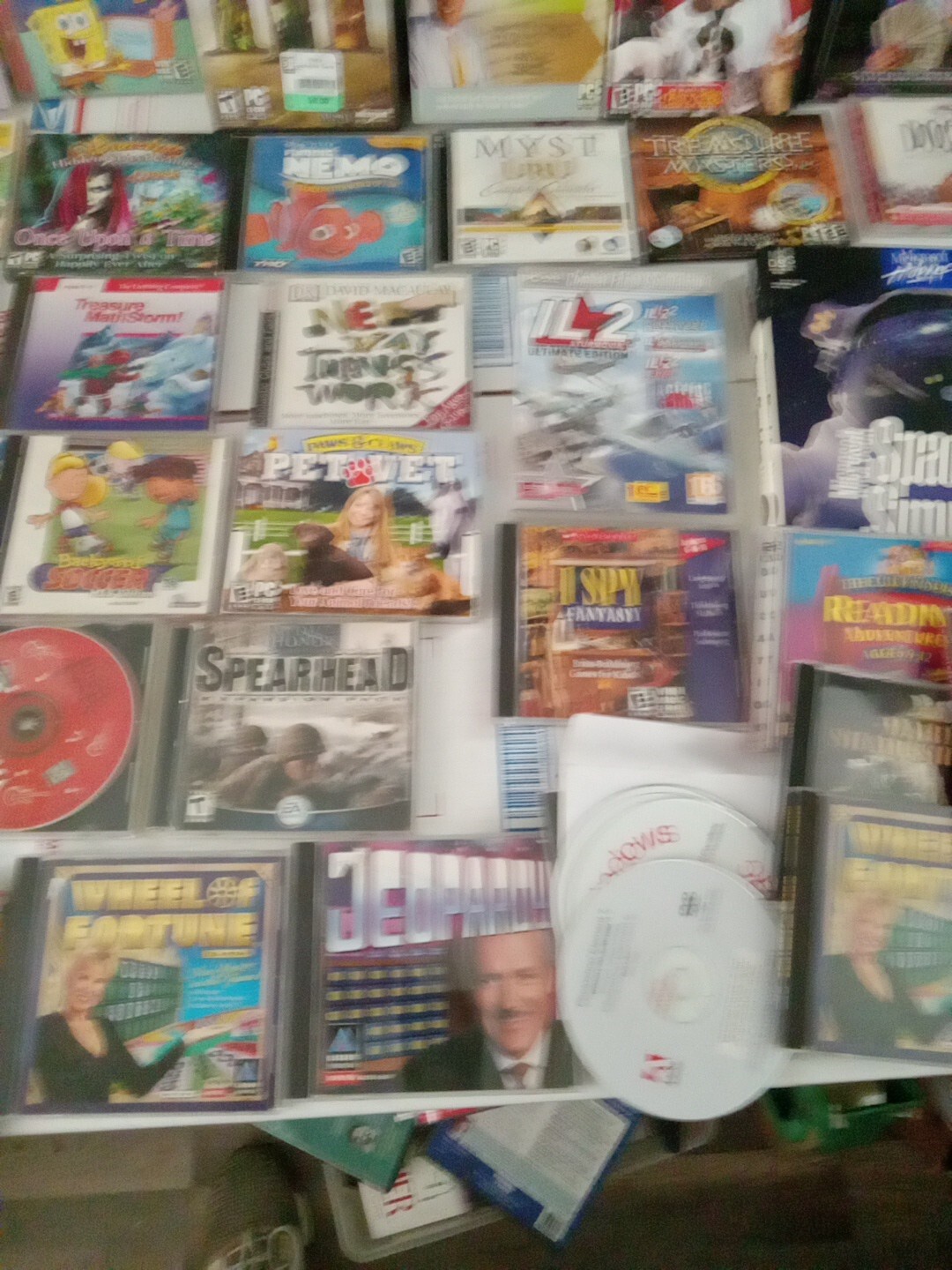 LOT OF 35 rare PC CD-ROM Video games Estate Sale Nice Variety 🇺🇲 T4#289