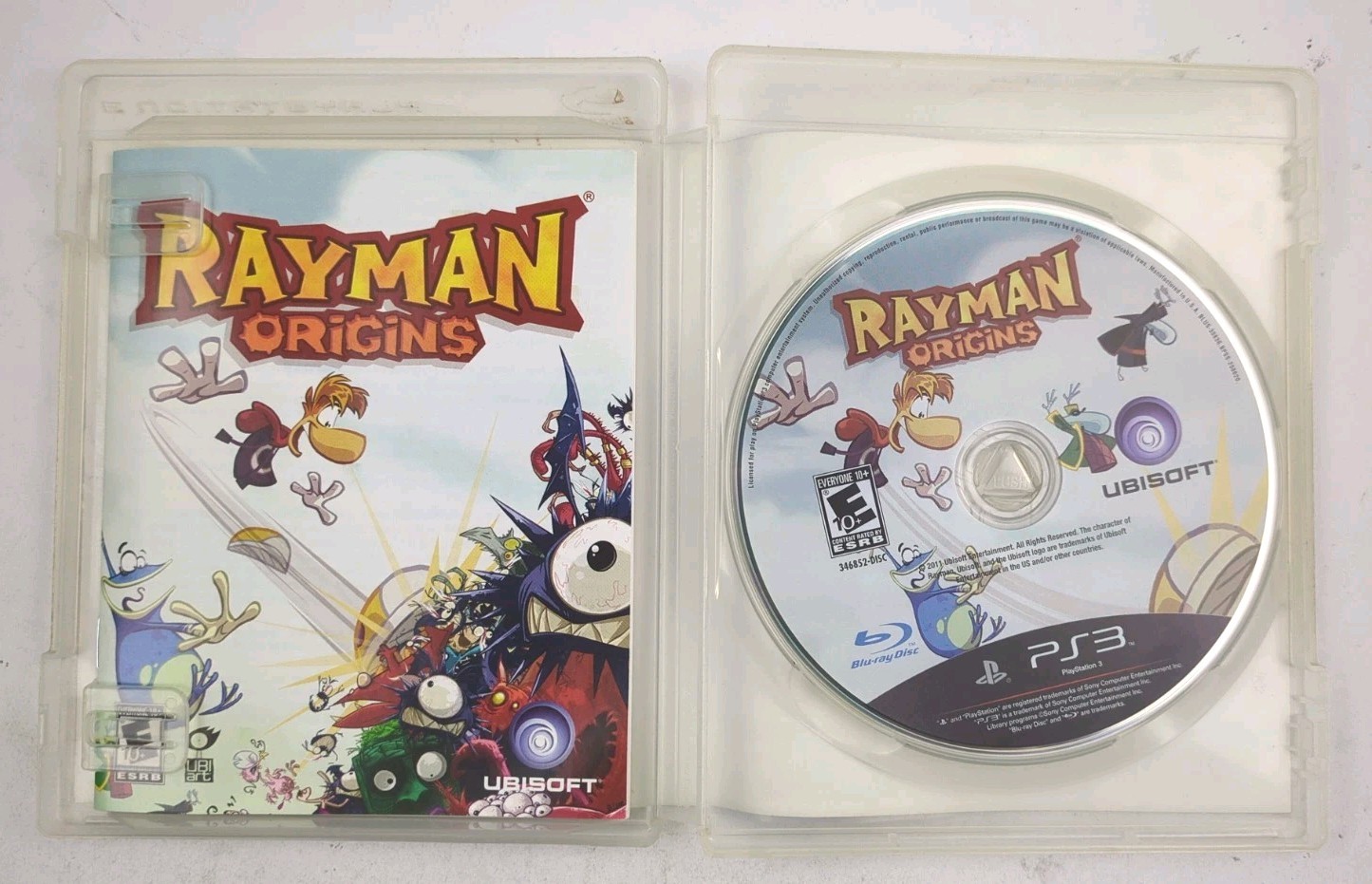 Rayman Origins & Rayman Legends PlayStation 3 PS3 2 Game Bundle Lot Tested