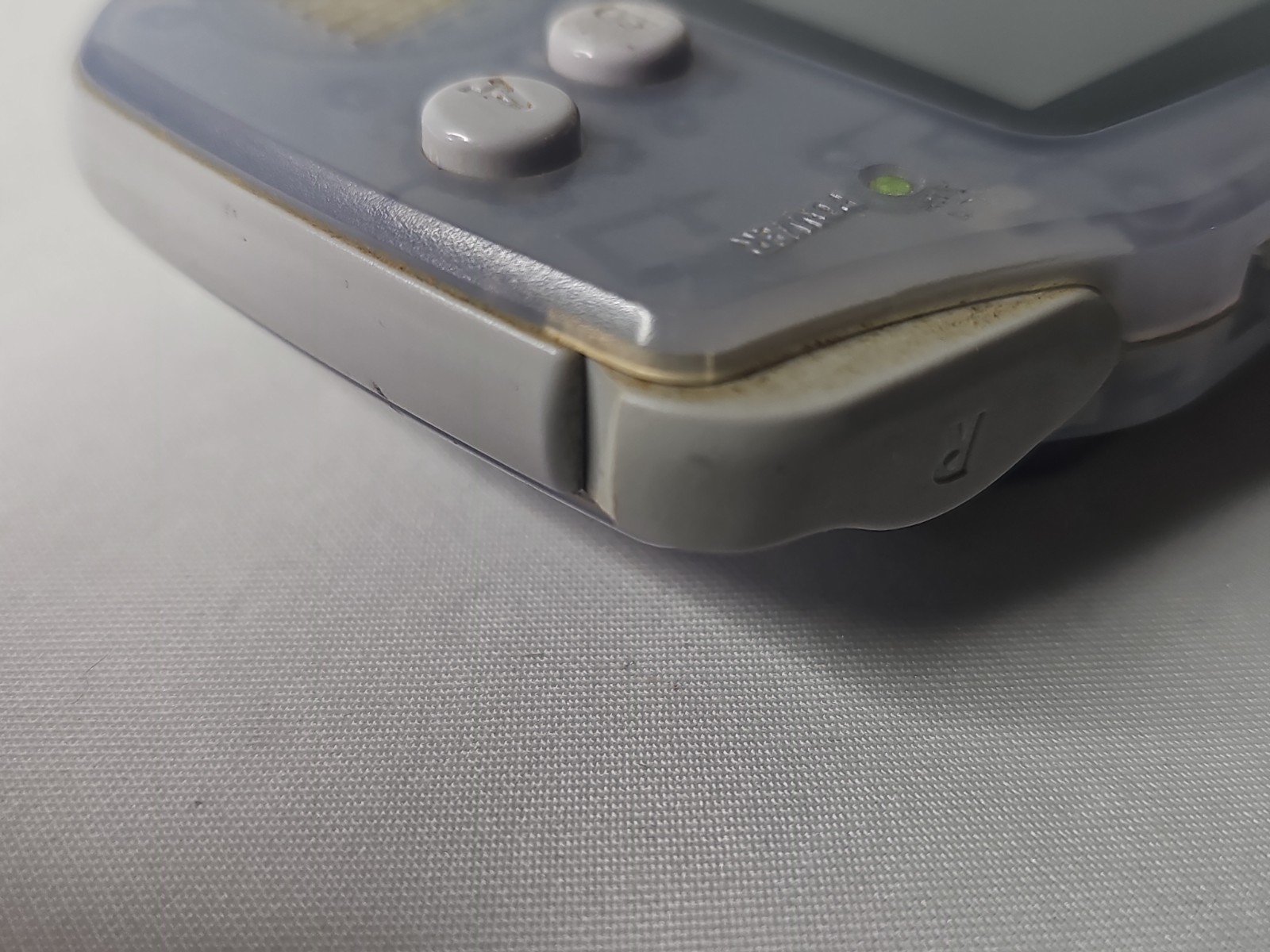 Nintendo Game Boy Advance Handheld Gaming Console Clear Glacier Gray | AGB-001