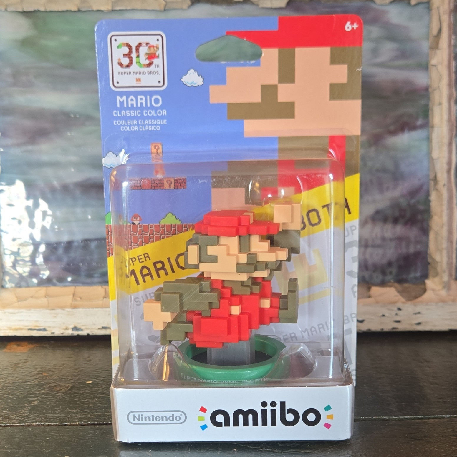 Nintendo amiibo Mario Classic Color Figure for Super Mario Maker (2015) Boxed