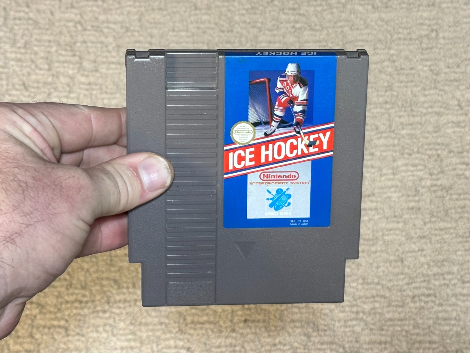 Ice Hockey – Nintendo NES Game Cartridge – Authentic – Tested