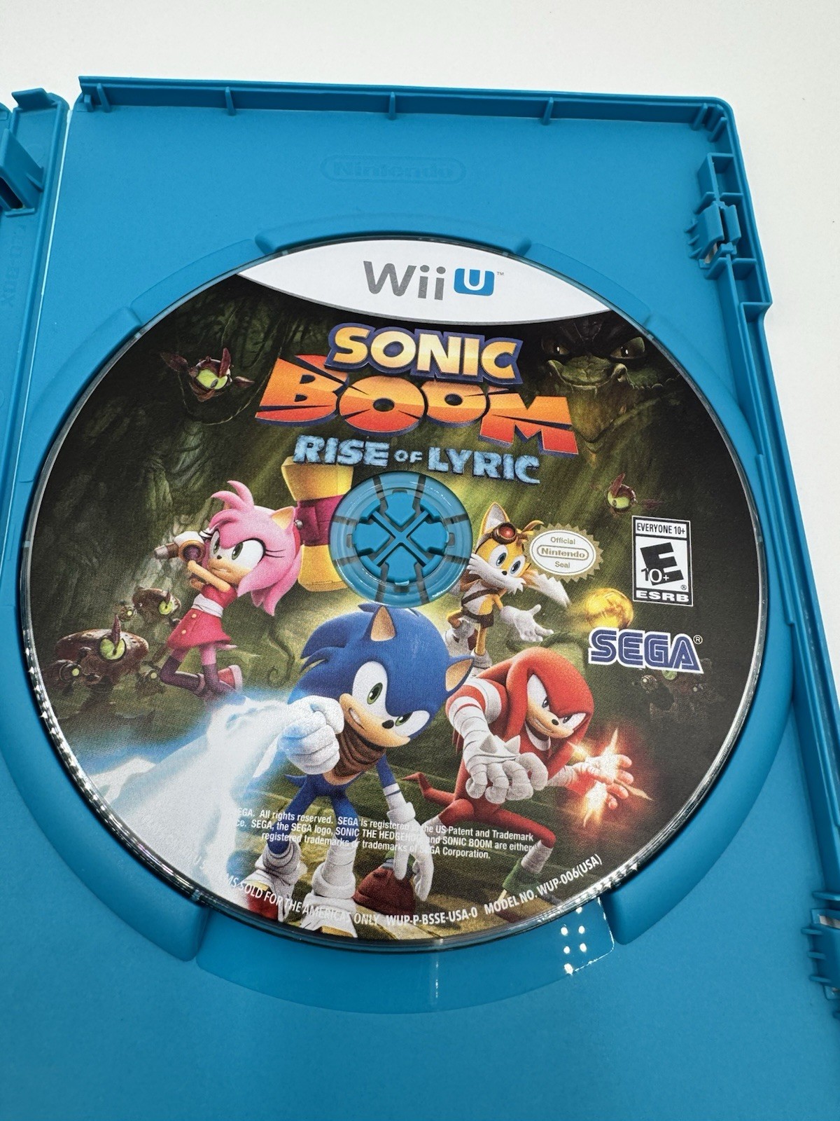 Sega Sonic Boom: Rise Of Lyric Nintendo Wii U Complete CIB