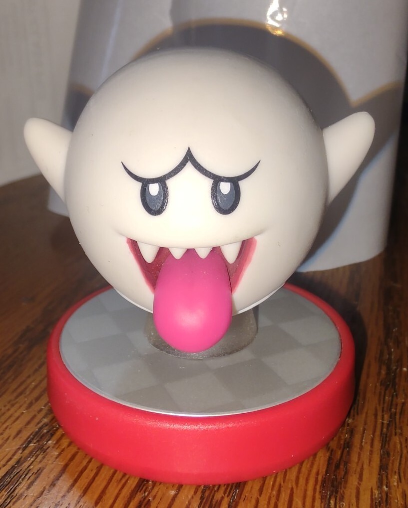 Boo Amiibo Super Mario Bros Series Nintendo Figure GLOW IN DARK