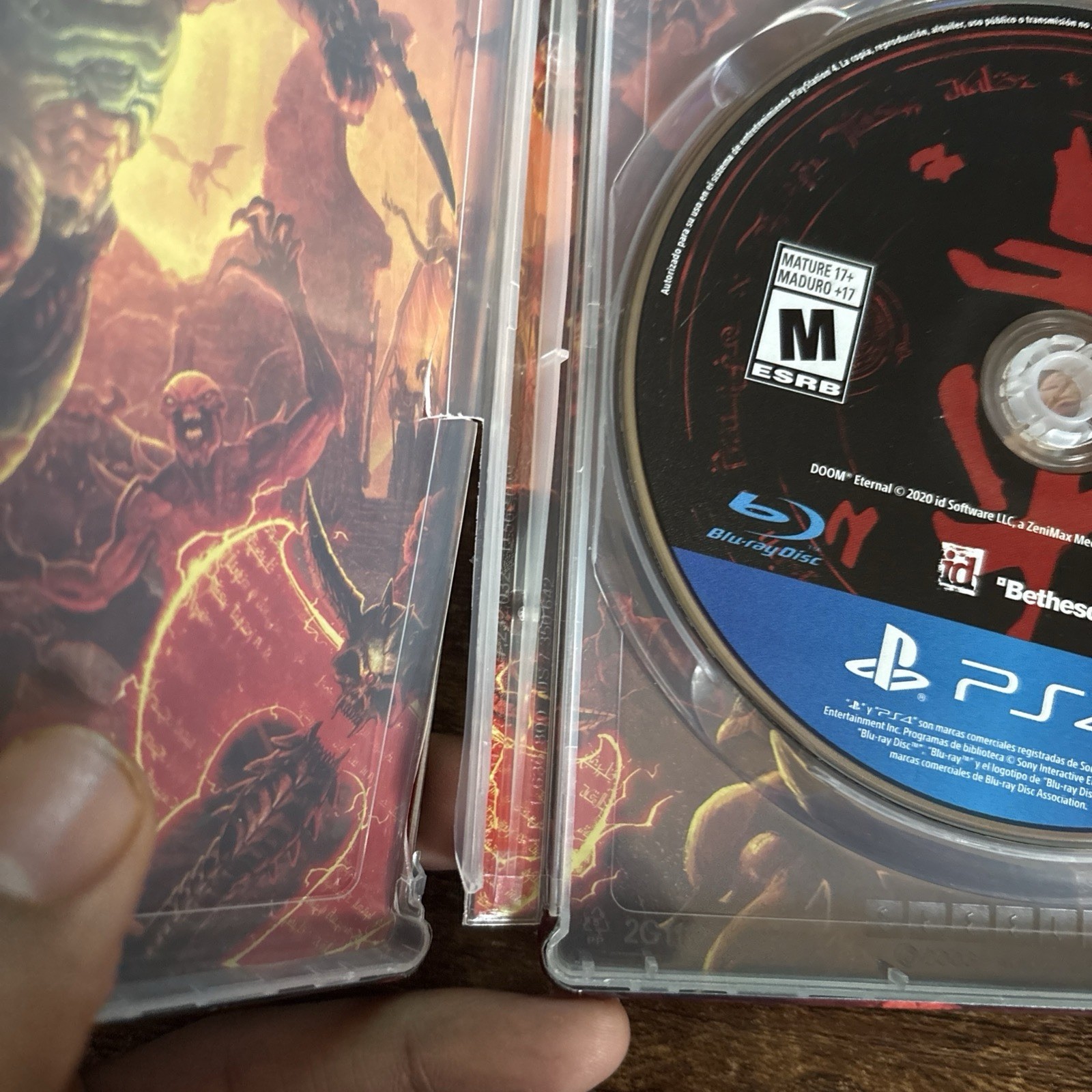 Bethesda DOOM Eternal SteelBook Edition PS4 NTSC-U/C M 2020 Shooter