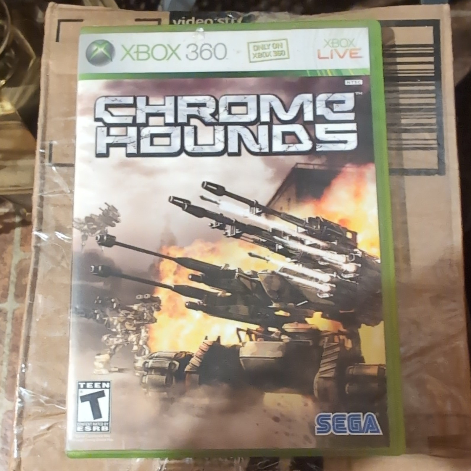 SEGA Chrome Hounds Xbox 360 Shooter Multiplayer Online T NTSC-U/C