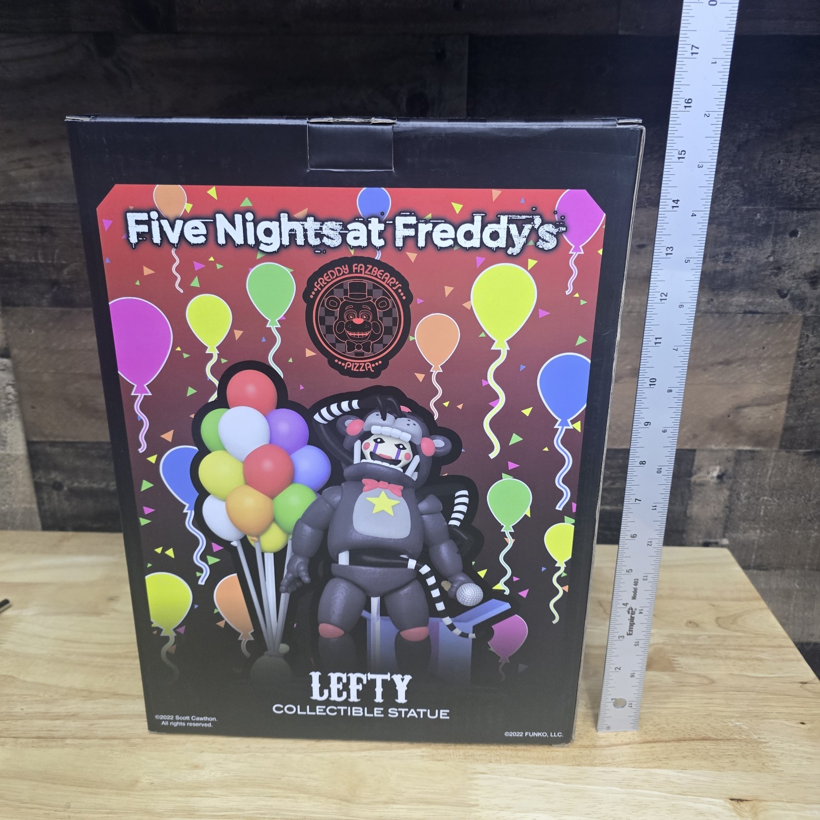 Five Nights At Freddy’s Lefty Collectible Vinyl Funko Box – BOX ONLY, NO STATUE