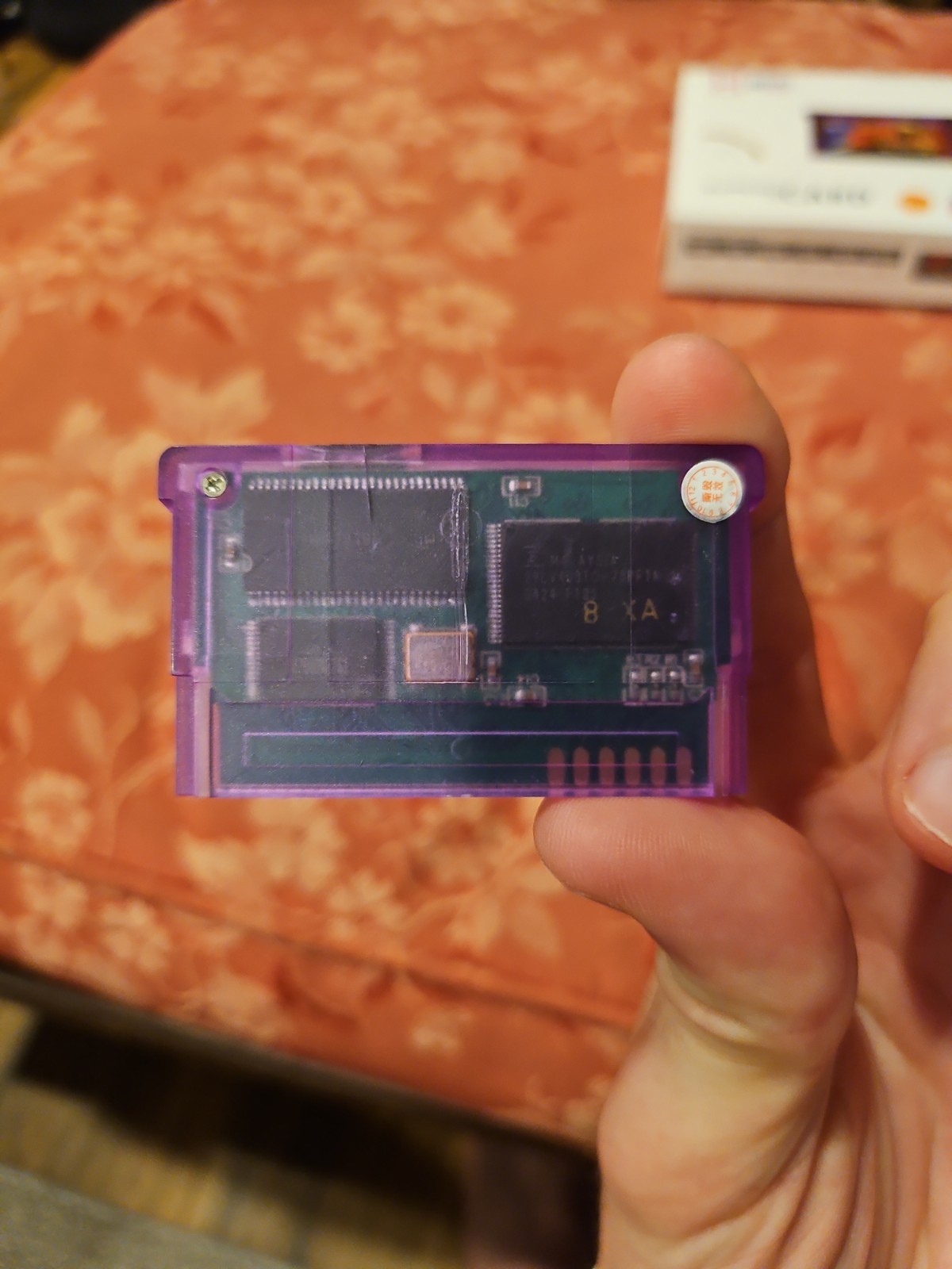 Nintendo Game Boy Advance – SuperCard Micro SD Purple Expansion Pack