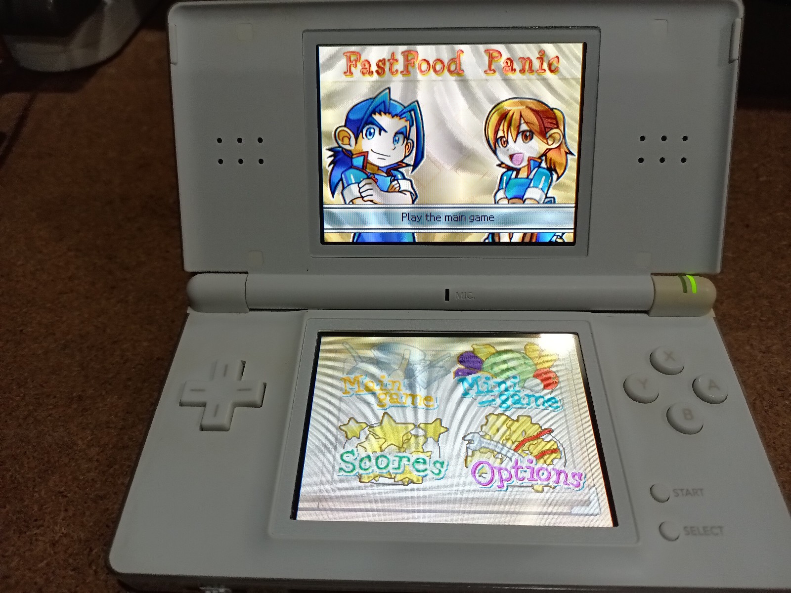 Nintendo DS Lite Handheld System White – 2 DS Games 1 GBA Game