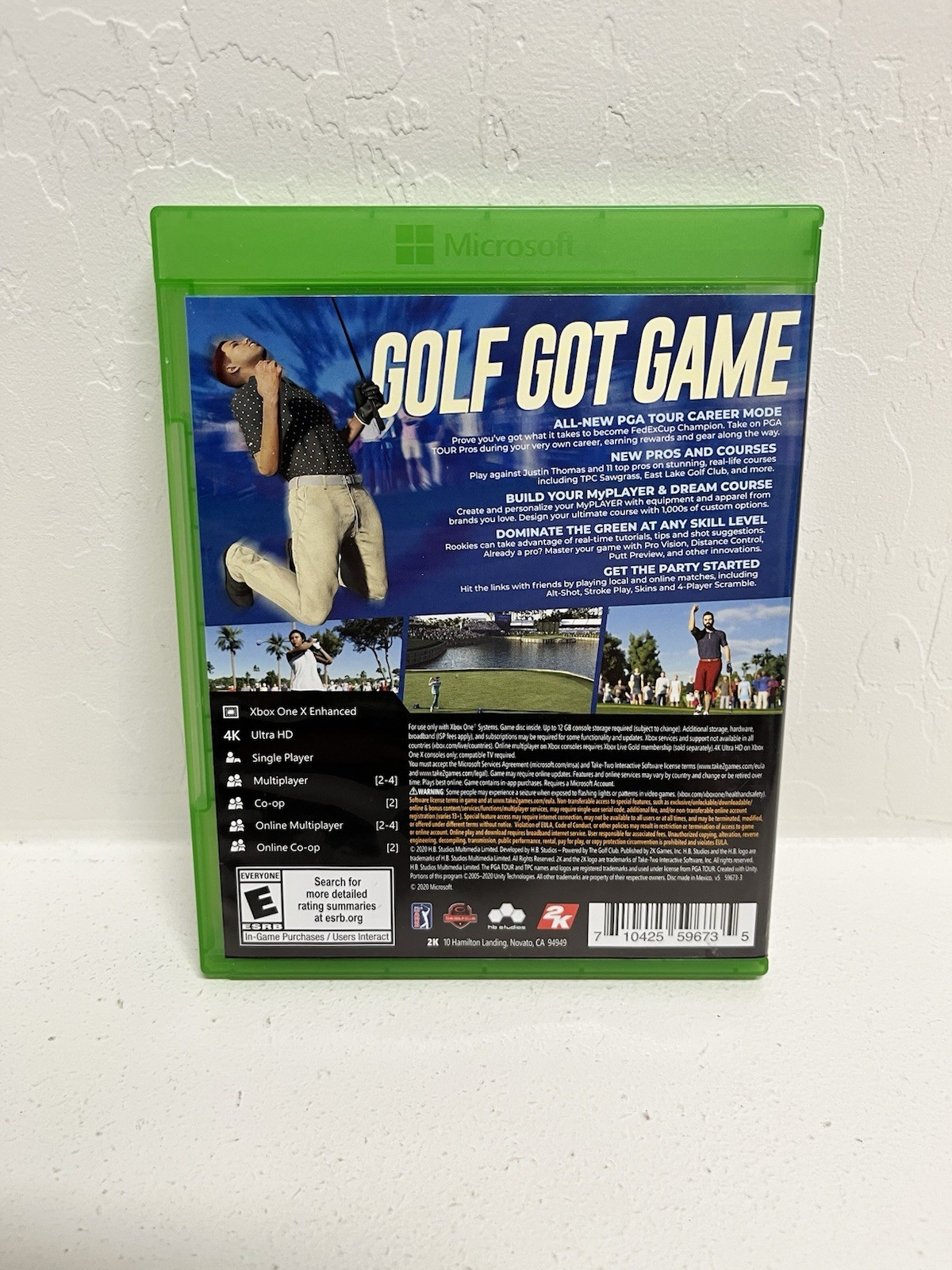PGA Tour 2K21 – Microsoft Xbox One Clean Tested Condition Works Great