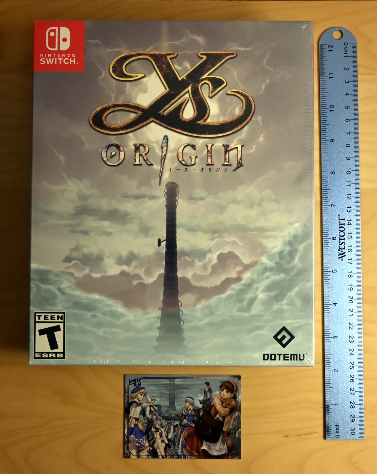 NEW Limited Run Games Ys Origin Collector’s Edition Switch + Trading Card #086