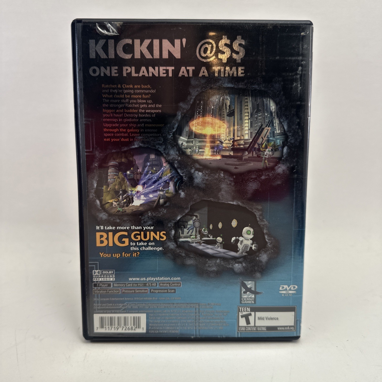 Ratchet & Clank: Going Commando (PlayStation 2, PS2) Black Label – Complete CIB