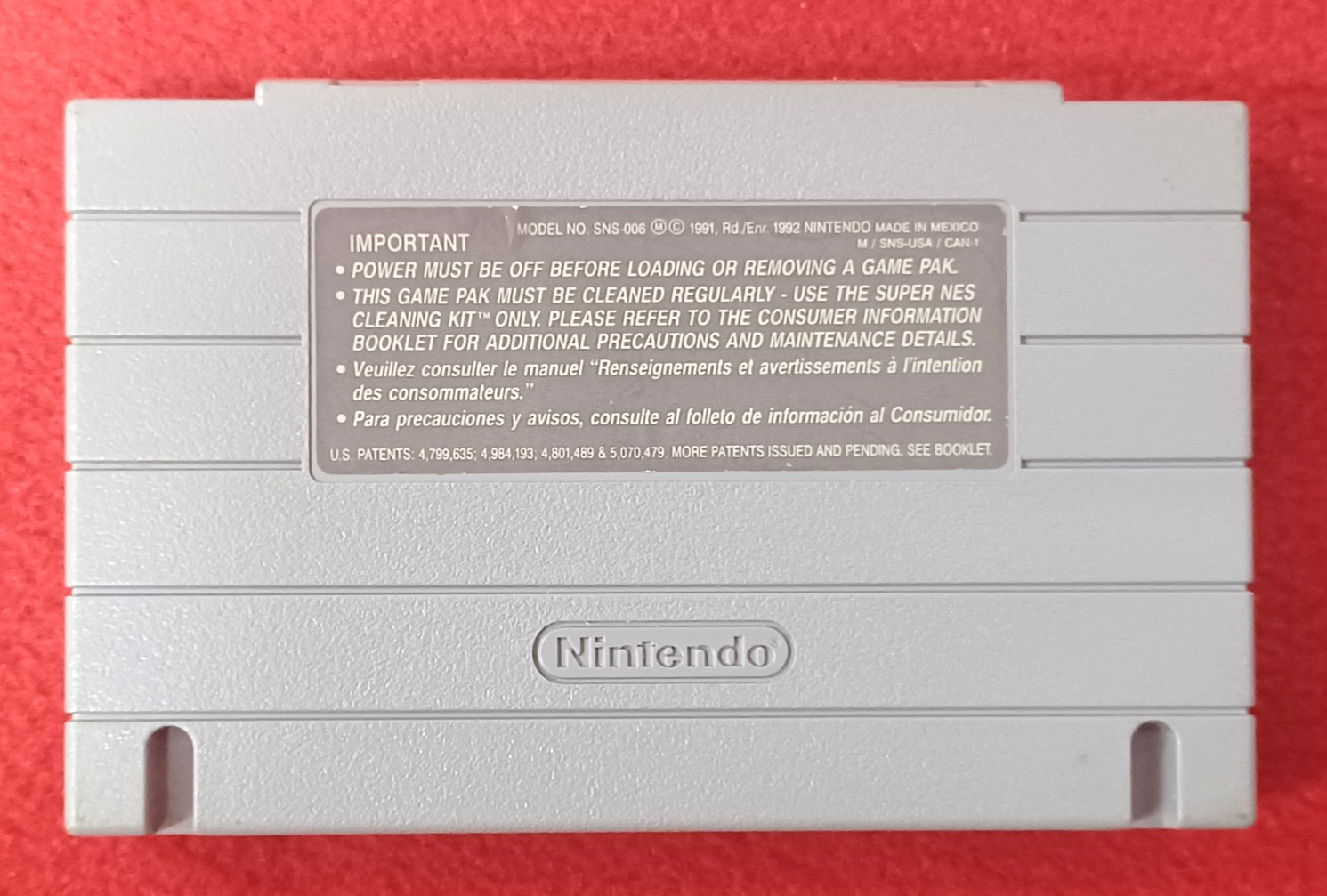 Marvel Super Heroes In: War of The Gems (Super Nintendo, SNES, 1996) AUTHENTIC
