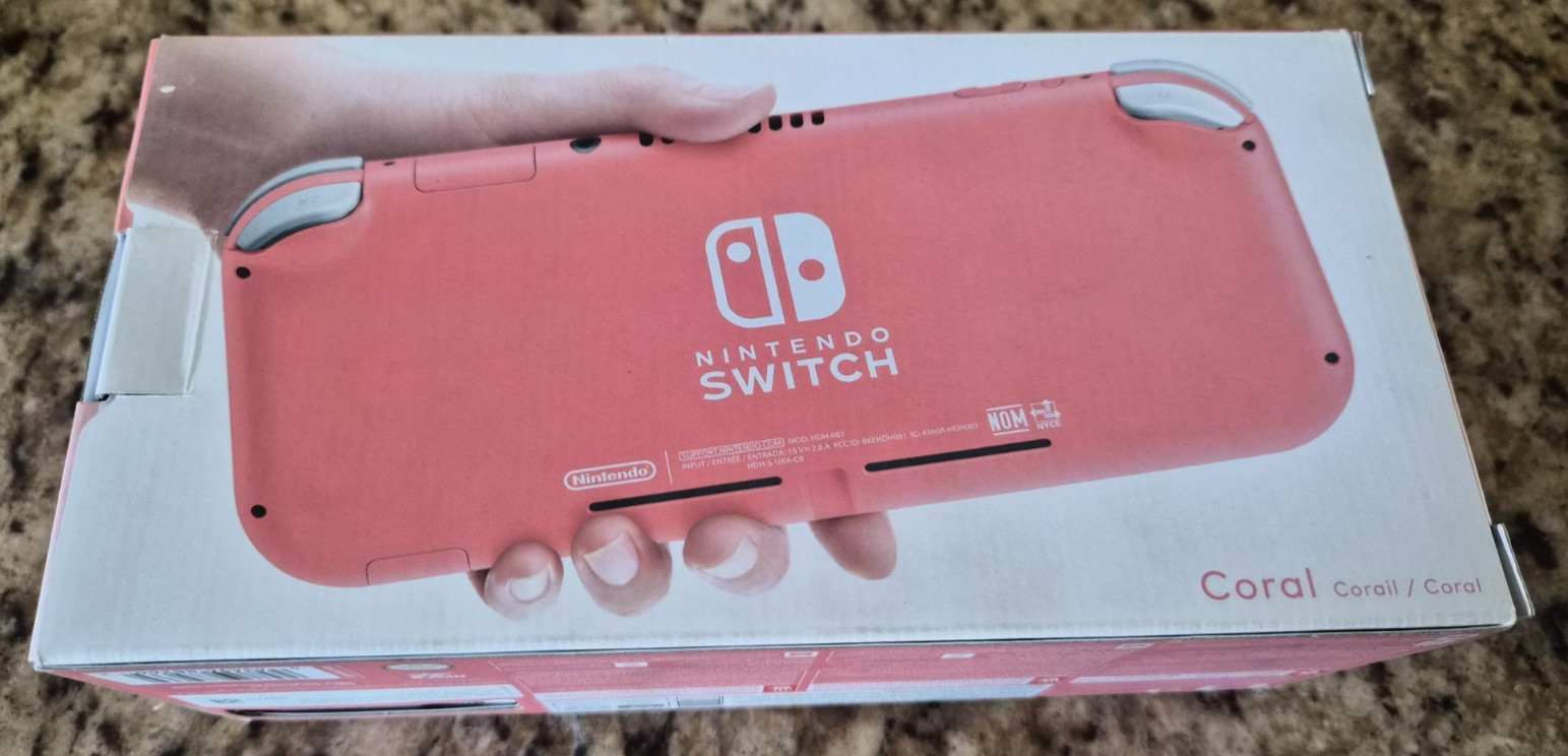 BRAND NEW Nintendo Switch Lite Pink Edition 32gb Handheld Gaming Console