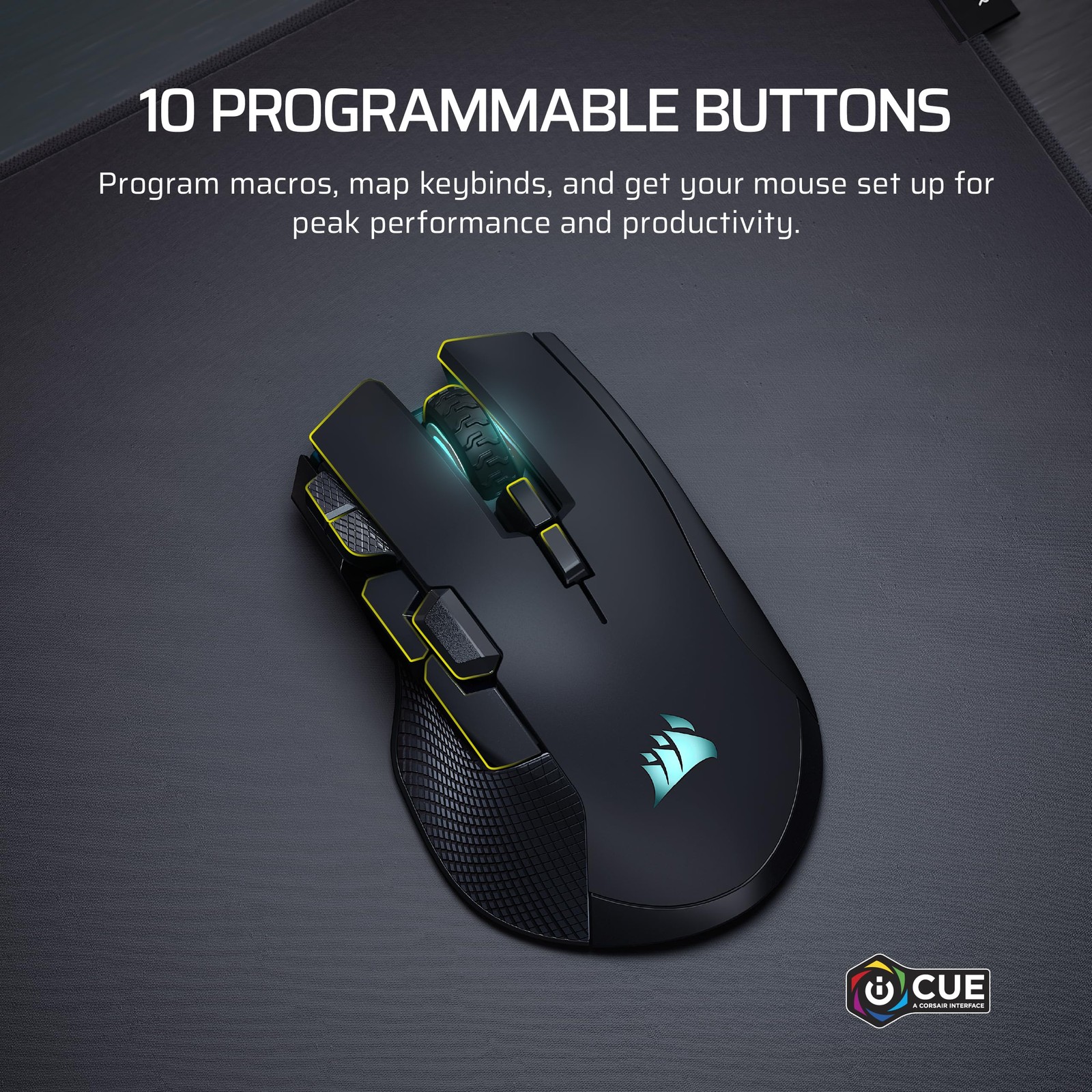 Corsair Ironclaw Wireless Se Gaming Mouse 26000 Dpi Ergonomic Design For Larger