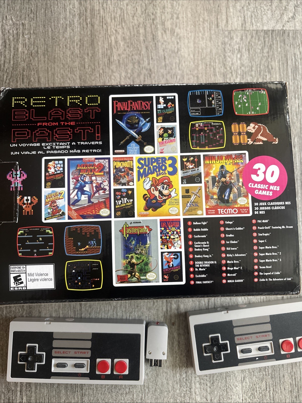 Nintendo NES Classic Edition Game HDMI Console Full Library W/2 Wireless remotes