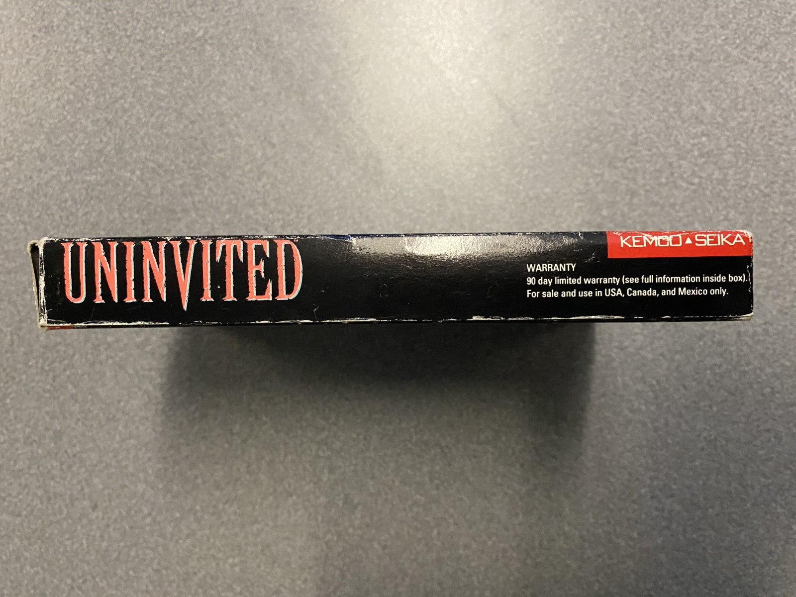 CIB Uninvited (Nintendo Entertainment System, 1991) Very Good Condition