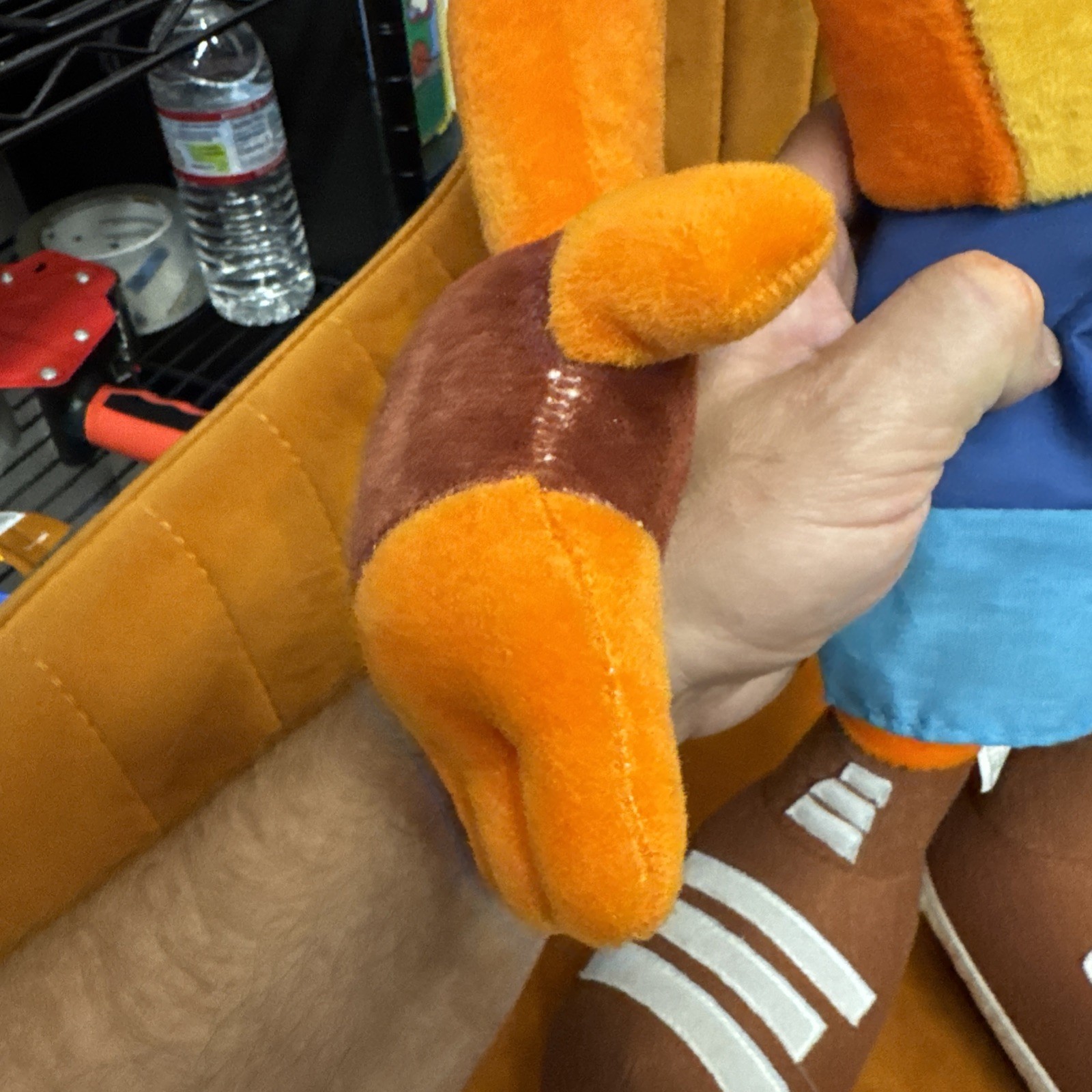 Vintage 20-inch 2001 Crash Bandicoot plush Play By Play Universal Studios Tagged