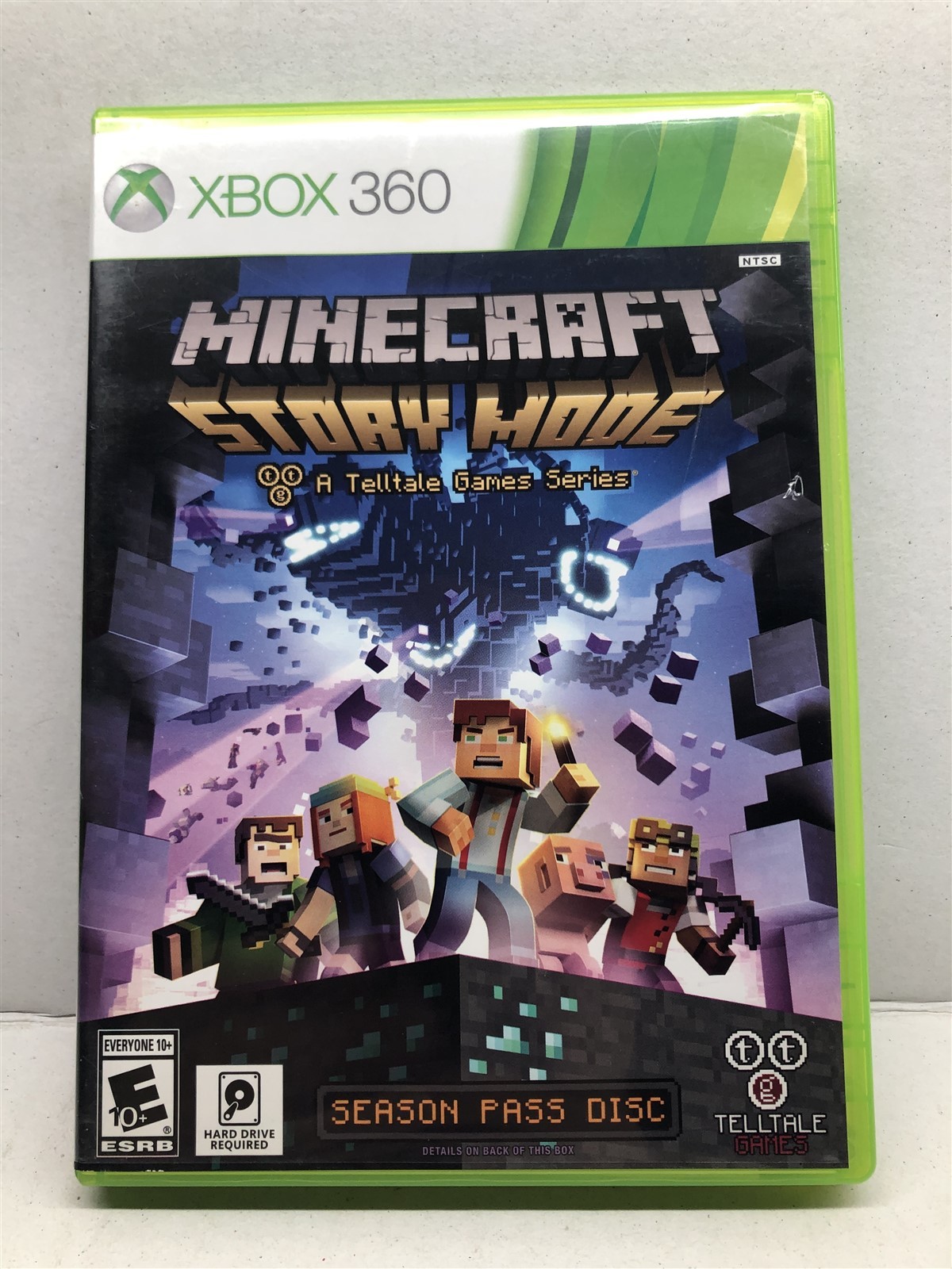 Minecraft: Story Mode – Season Pass Disc (Xbox 360, 2015) Complete Tested