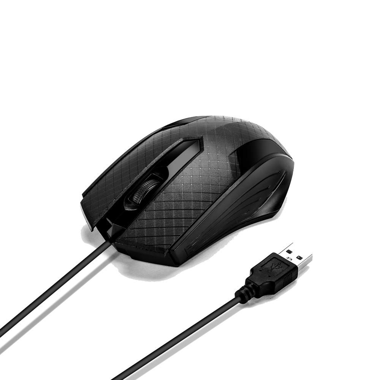 MCSaite Wired Mini Keyboard and Mouse Combo – with Keyboard Cover USB 60% Key…