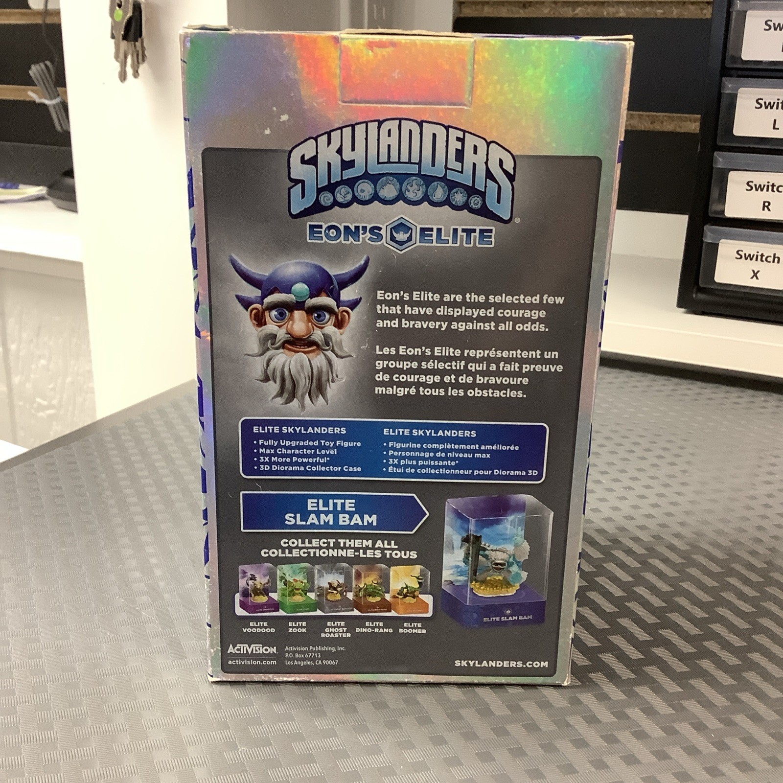 Skylanders Eon’s Elite – Elite Slam Bam Figure Activision! Authentic! Open Box!