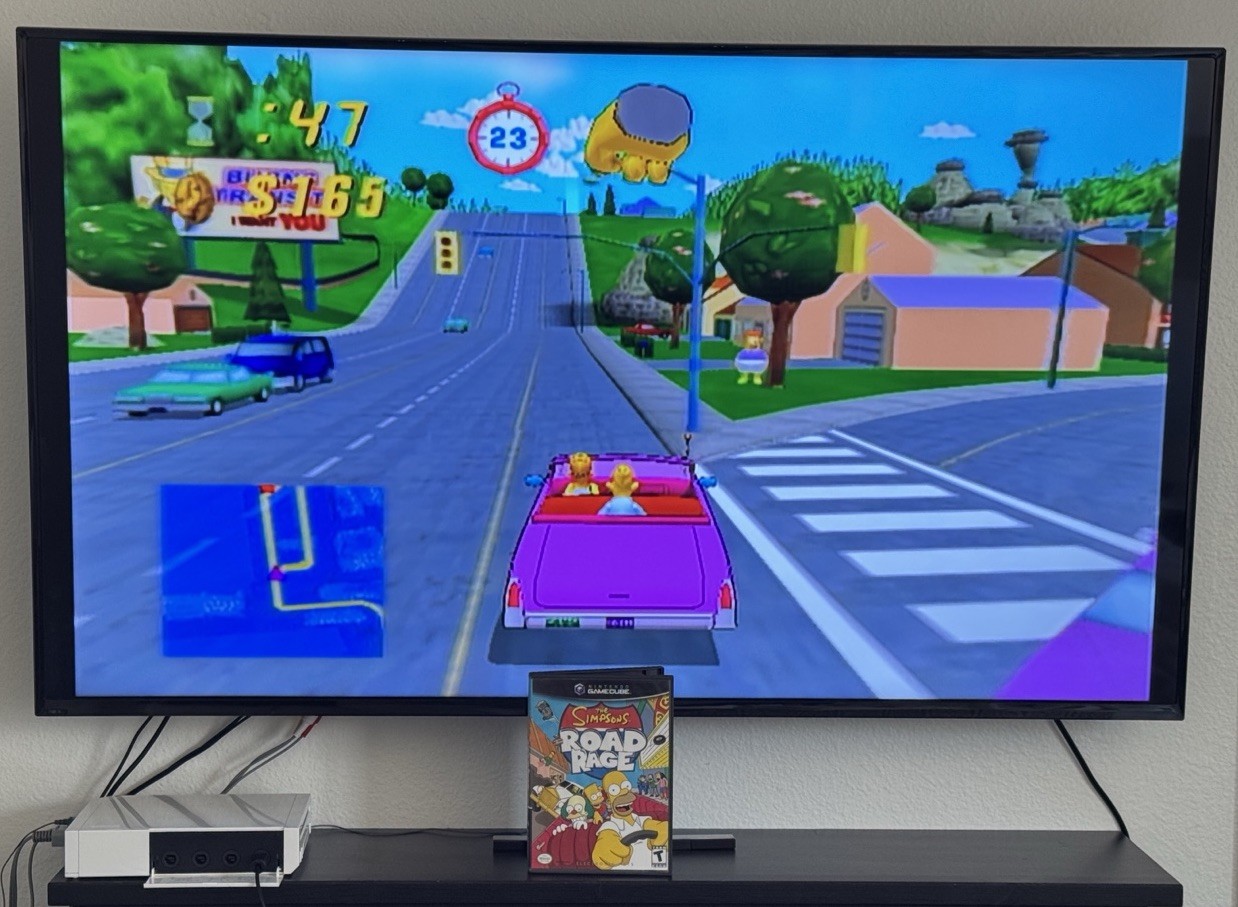 The Simpsons Road Rage Nintendo GameCube CIB Complete with Manual VG – Tested