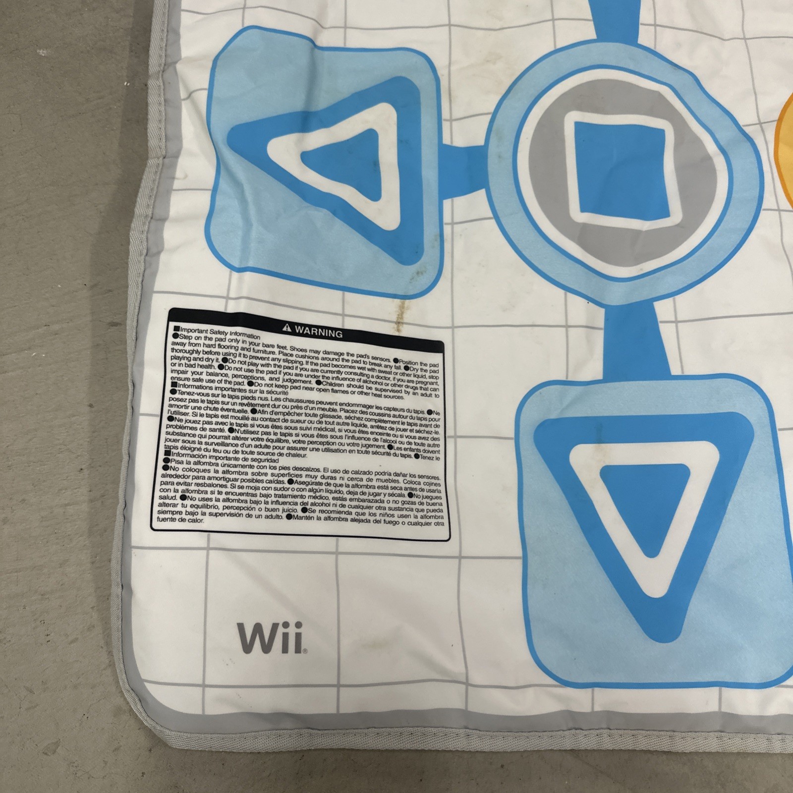 Nintendo Wii Bandai Namco BC-001 Dance Dance Revolution Pad Cube DDR – Pre-owned