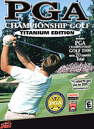 PGA Championship Golf 2000 Titanium Edition Big Box-PC Windows 95/98/2000 Sealed